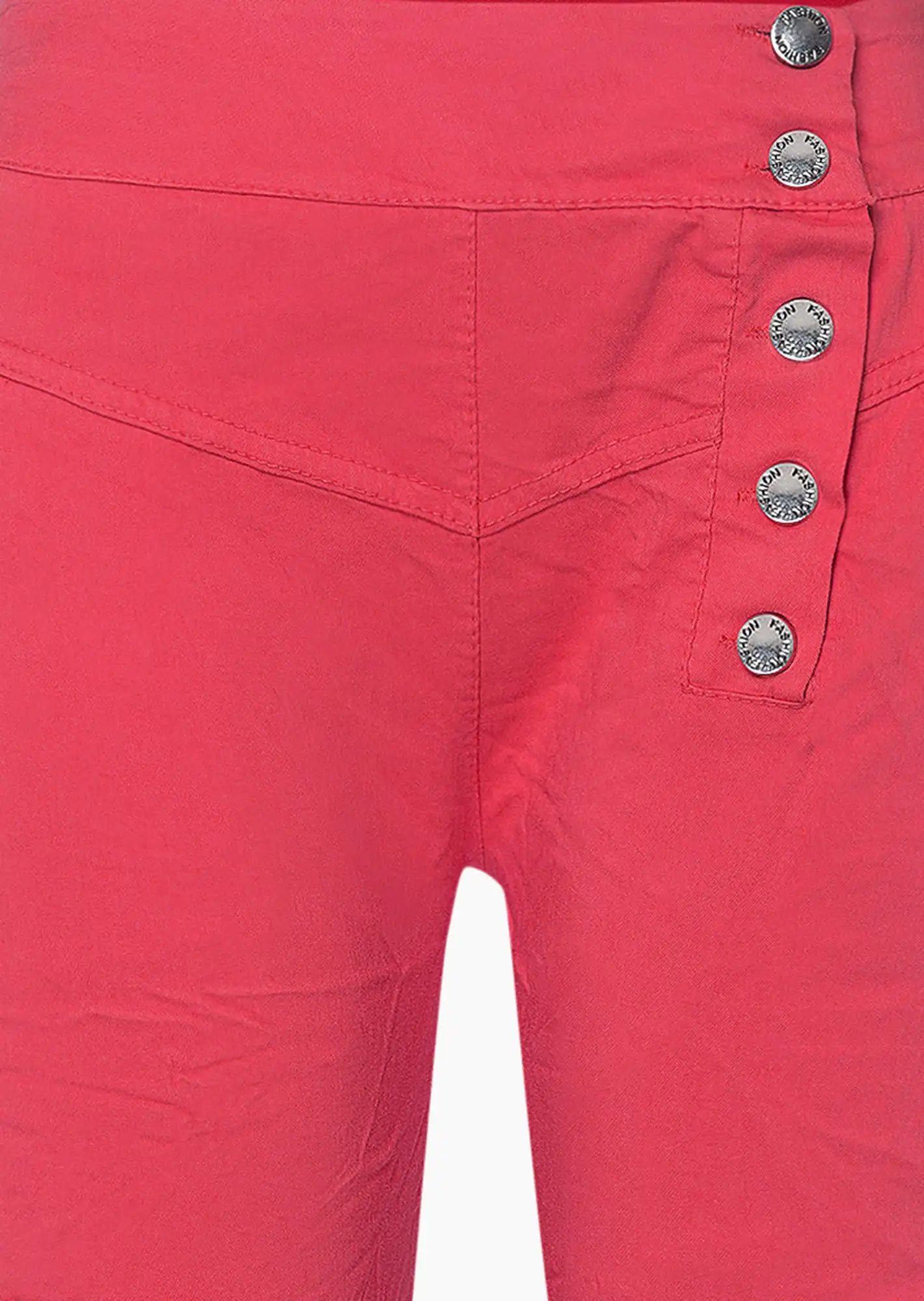 Joggpants mit Knöpfen, koralle