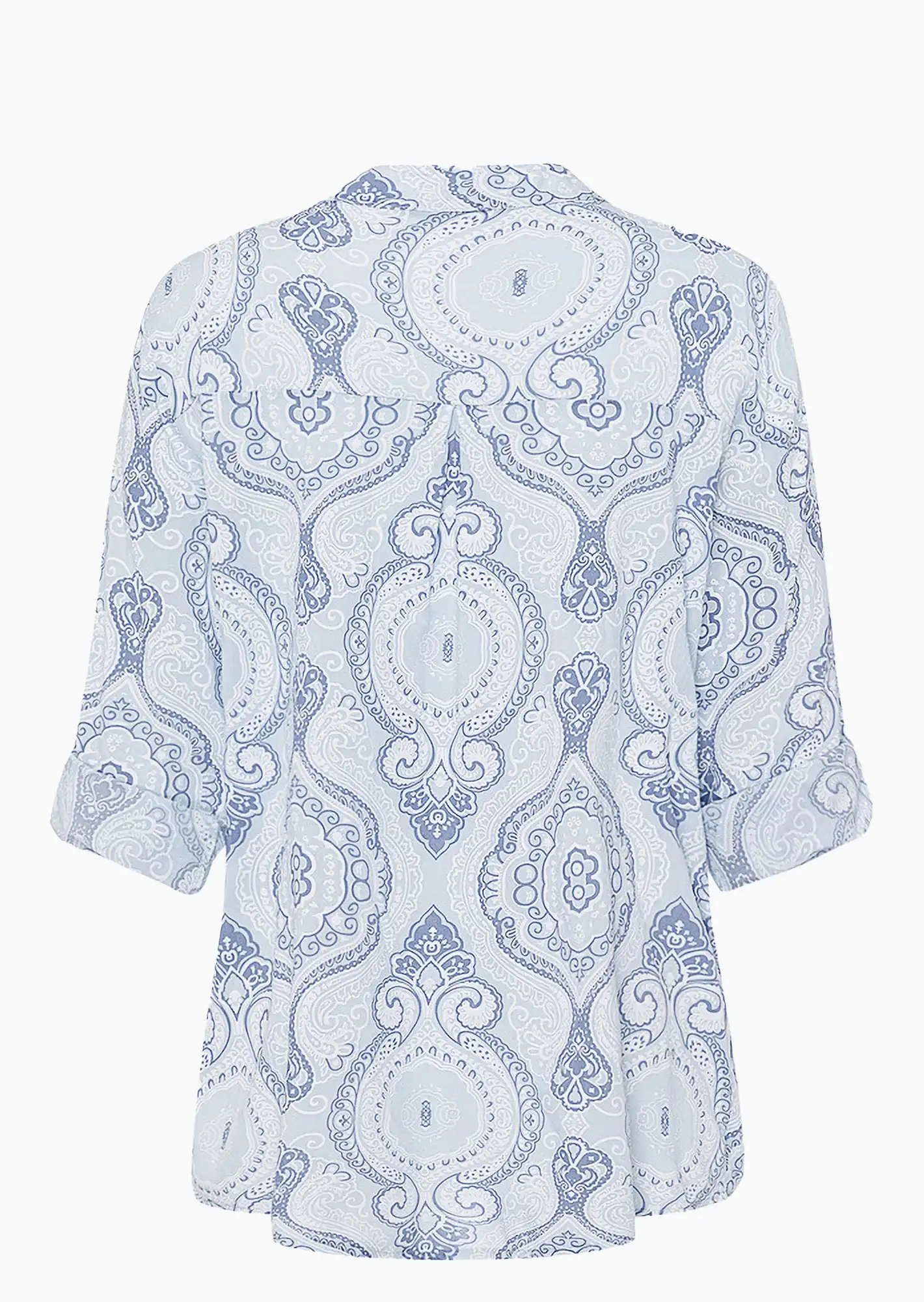 Bluse 'Ornamente', eiskristall