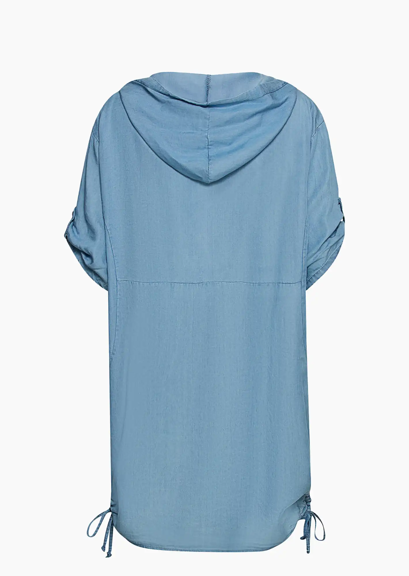 Denim-Kleid 'Love more', bleached denim