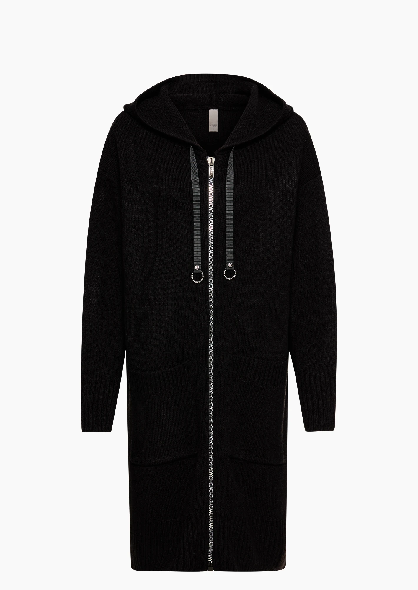 Strickmantel 'Cool', schwarz