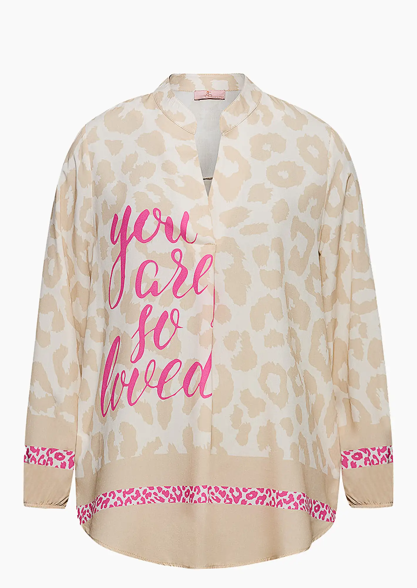 Bluse 'Loved', crema