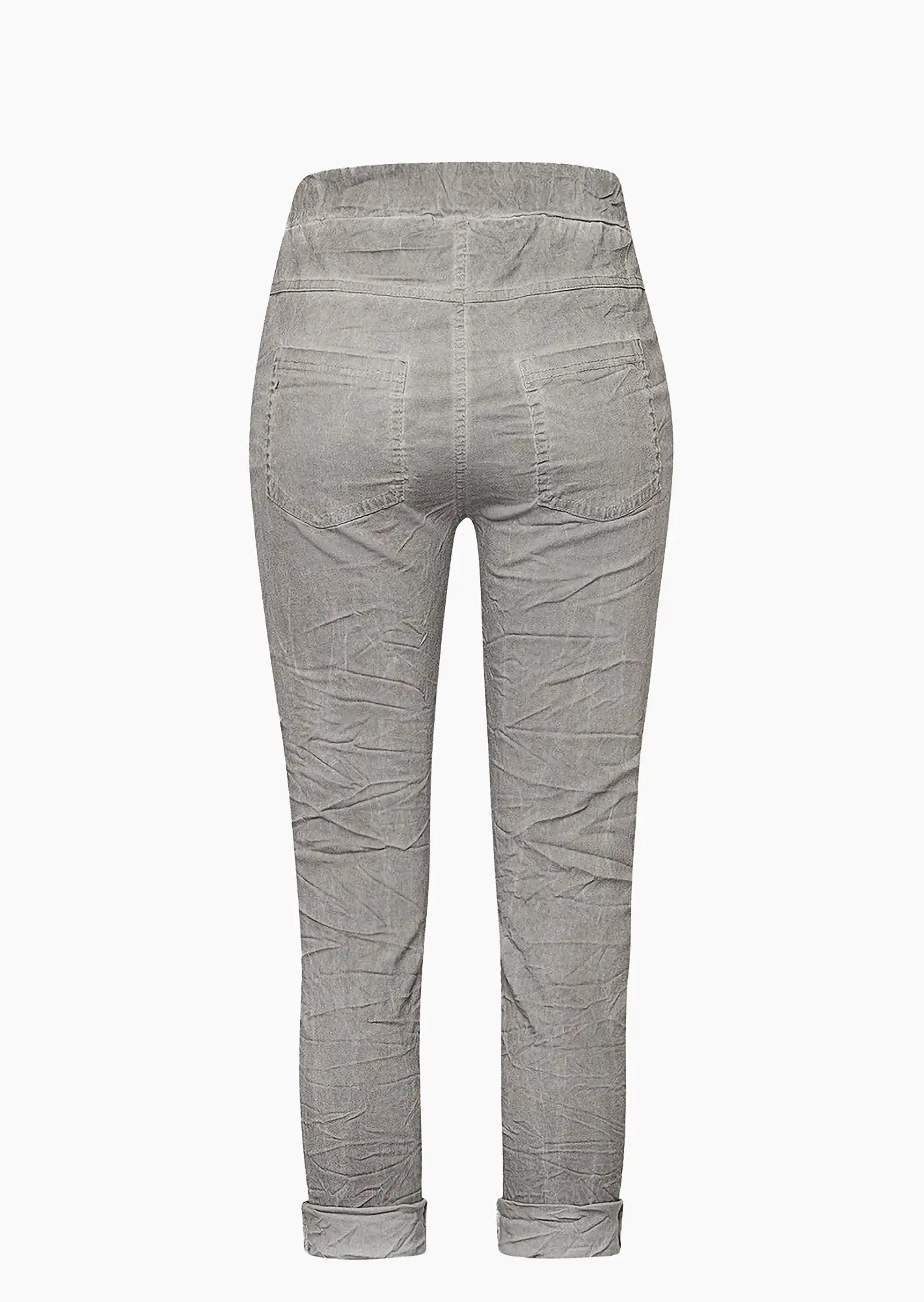 Joggpants mit Patches, silber