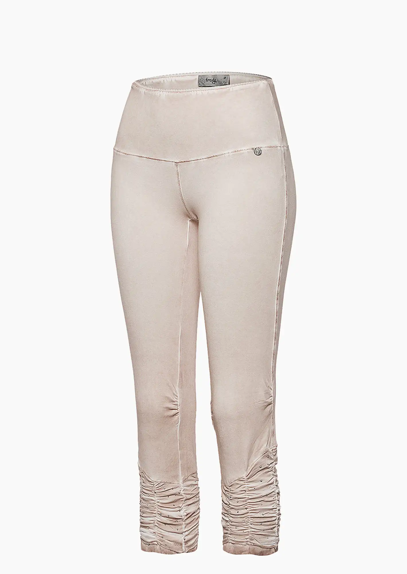 Leggings mit Ziersteinen, sand