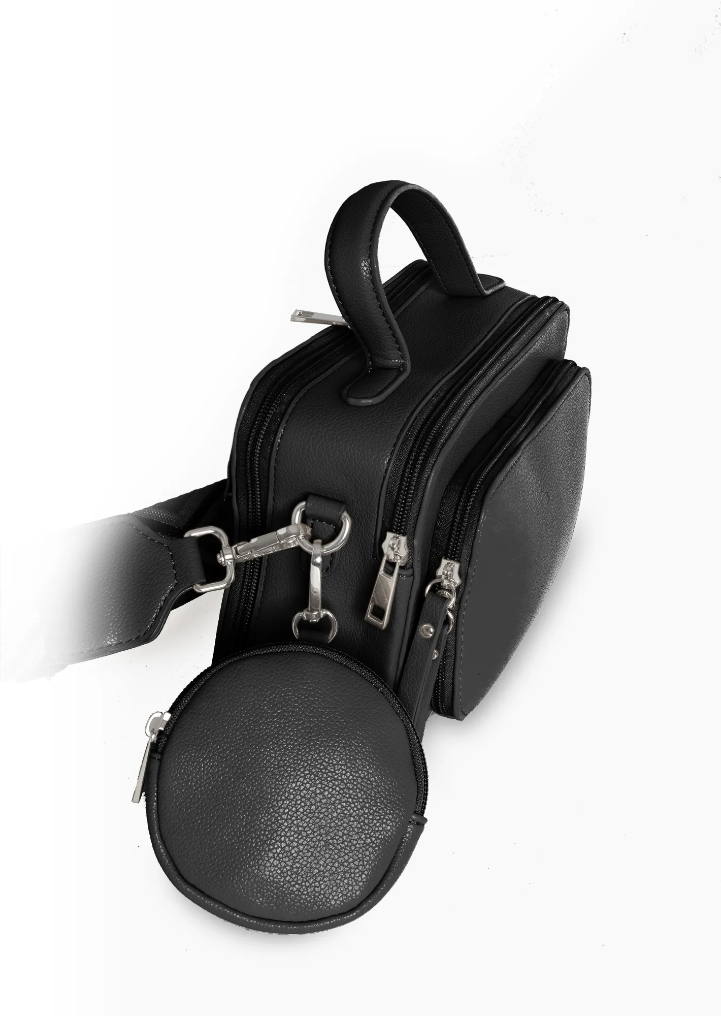 stylische Tasche, schwarz