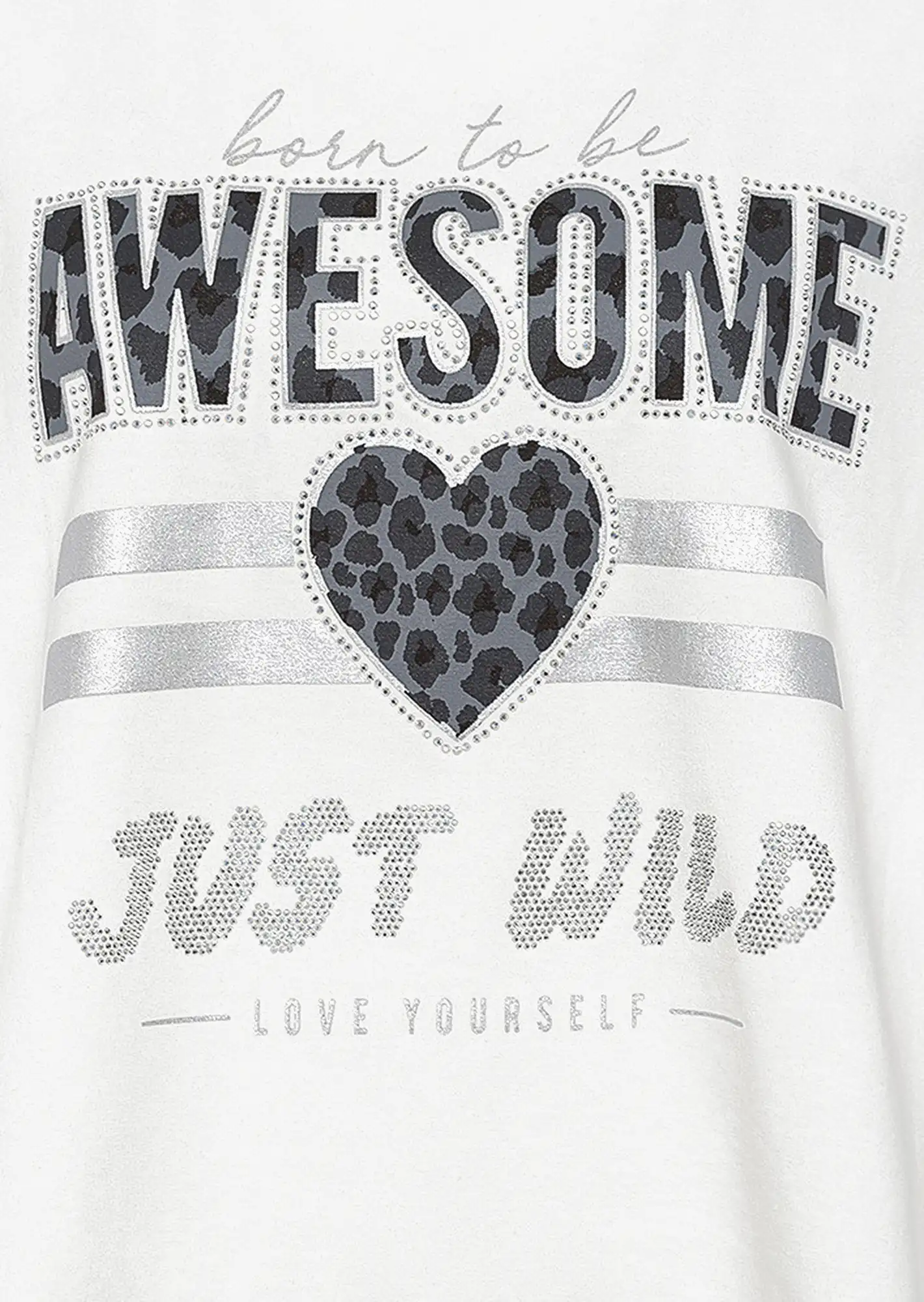 Shirt 'Awesome', offwhite