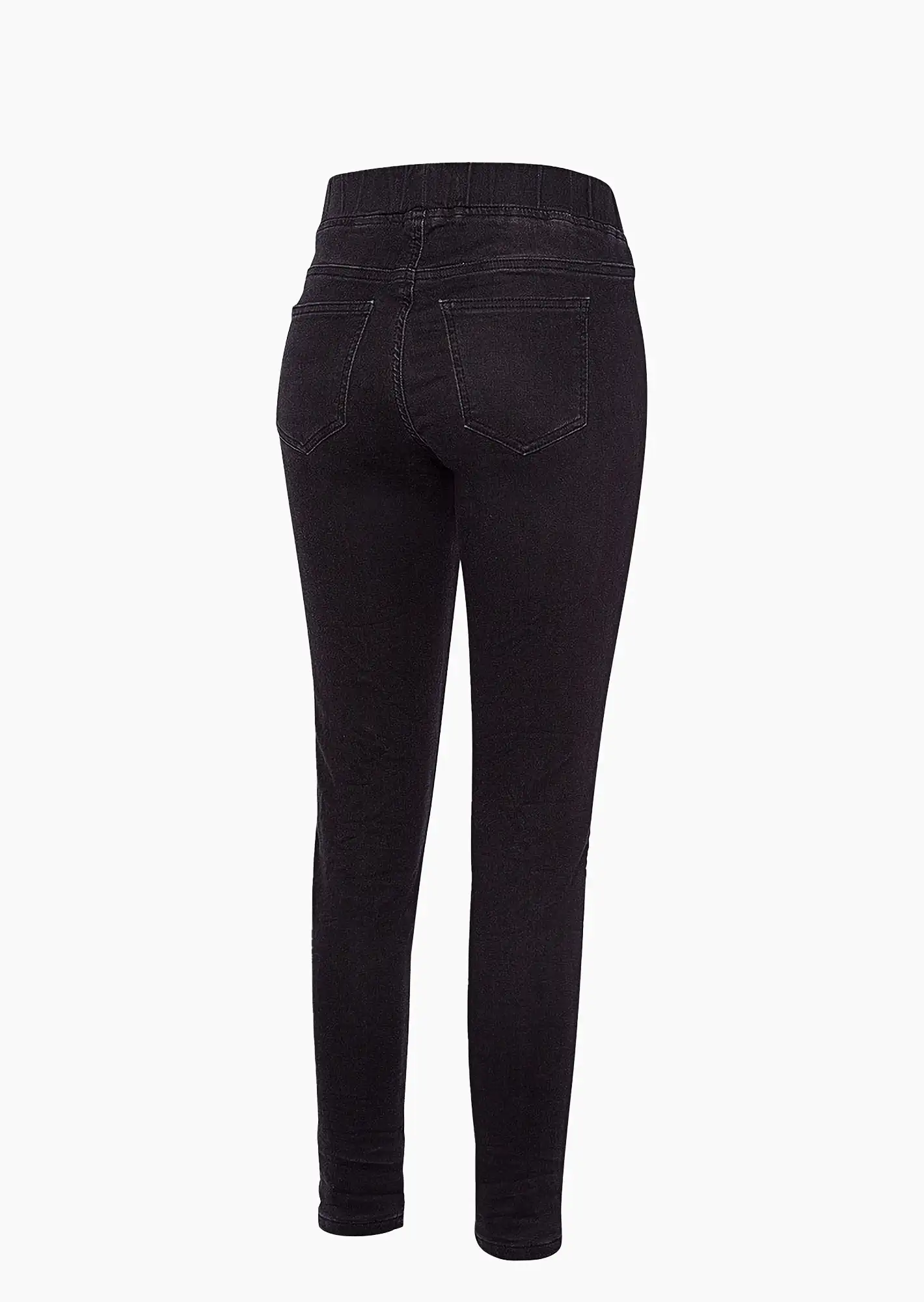 Jeggings, black denim