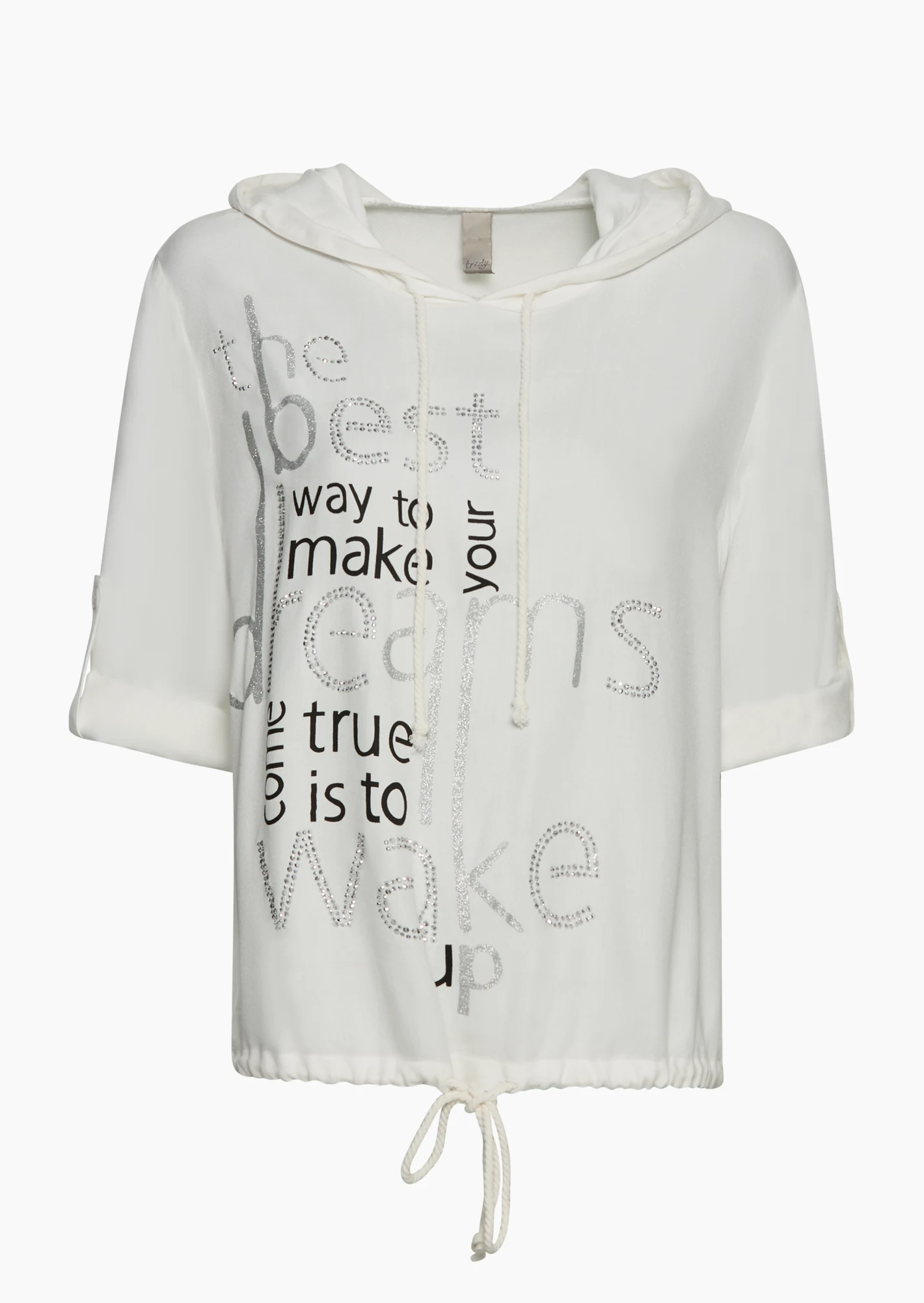 Bluse 'the best', offwhite