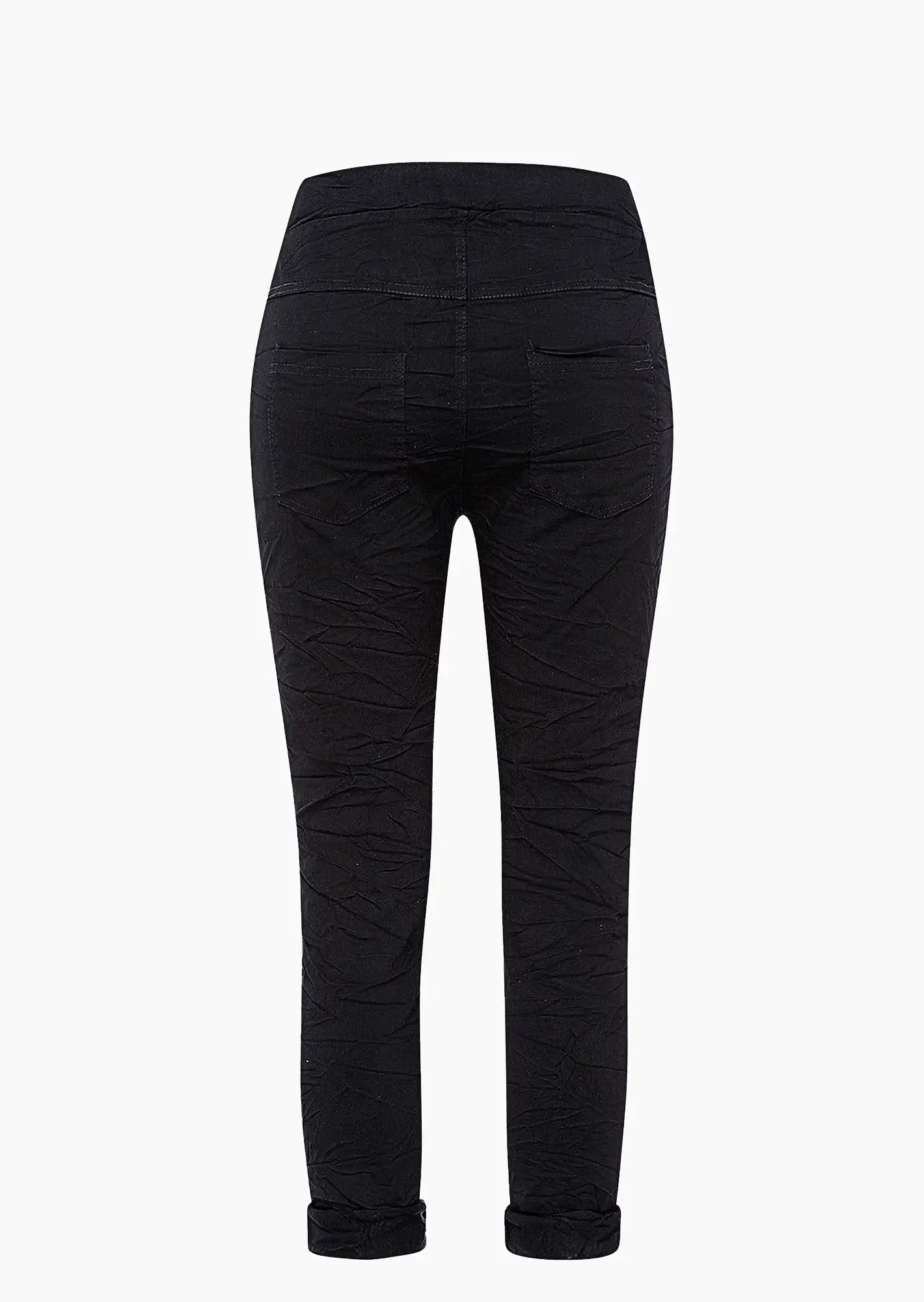 Joggpants mit Patches, schwarz