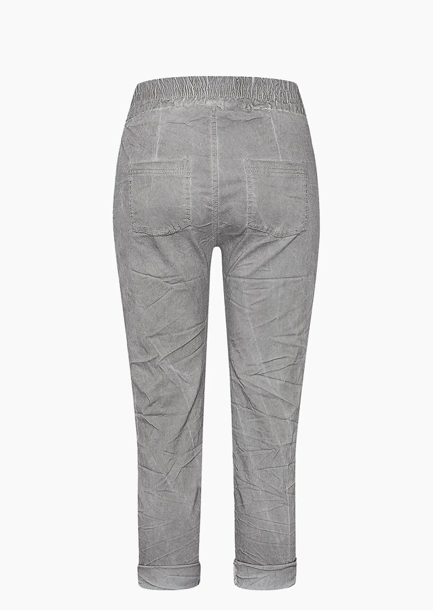 Joggpants mit Knöpfen, silber
