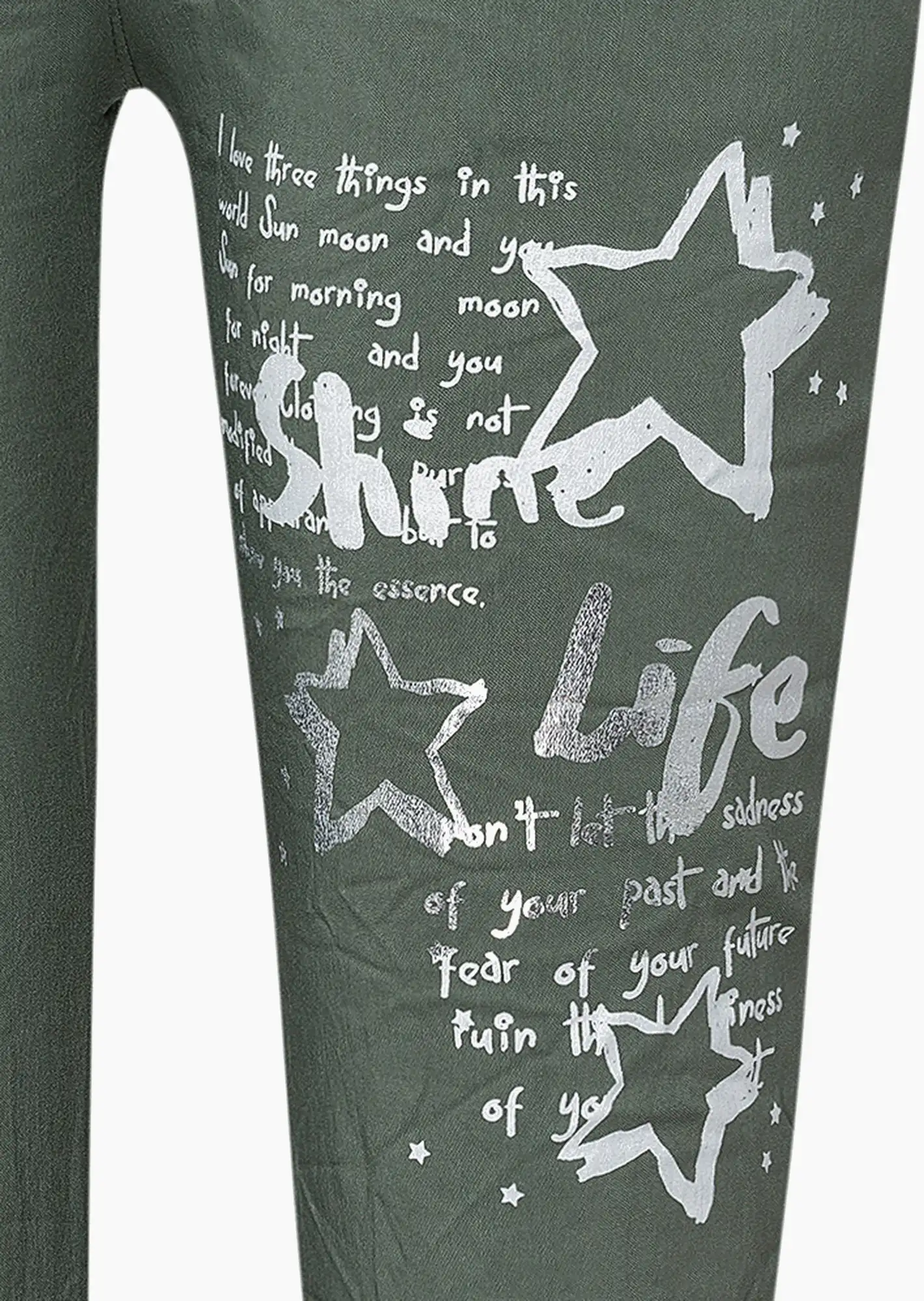 Joggpants mit Lettering, khaki