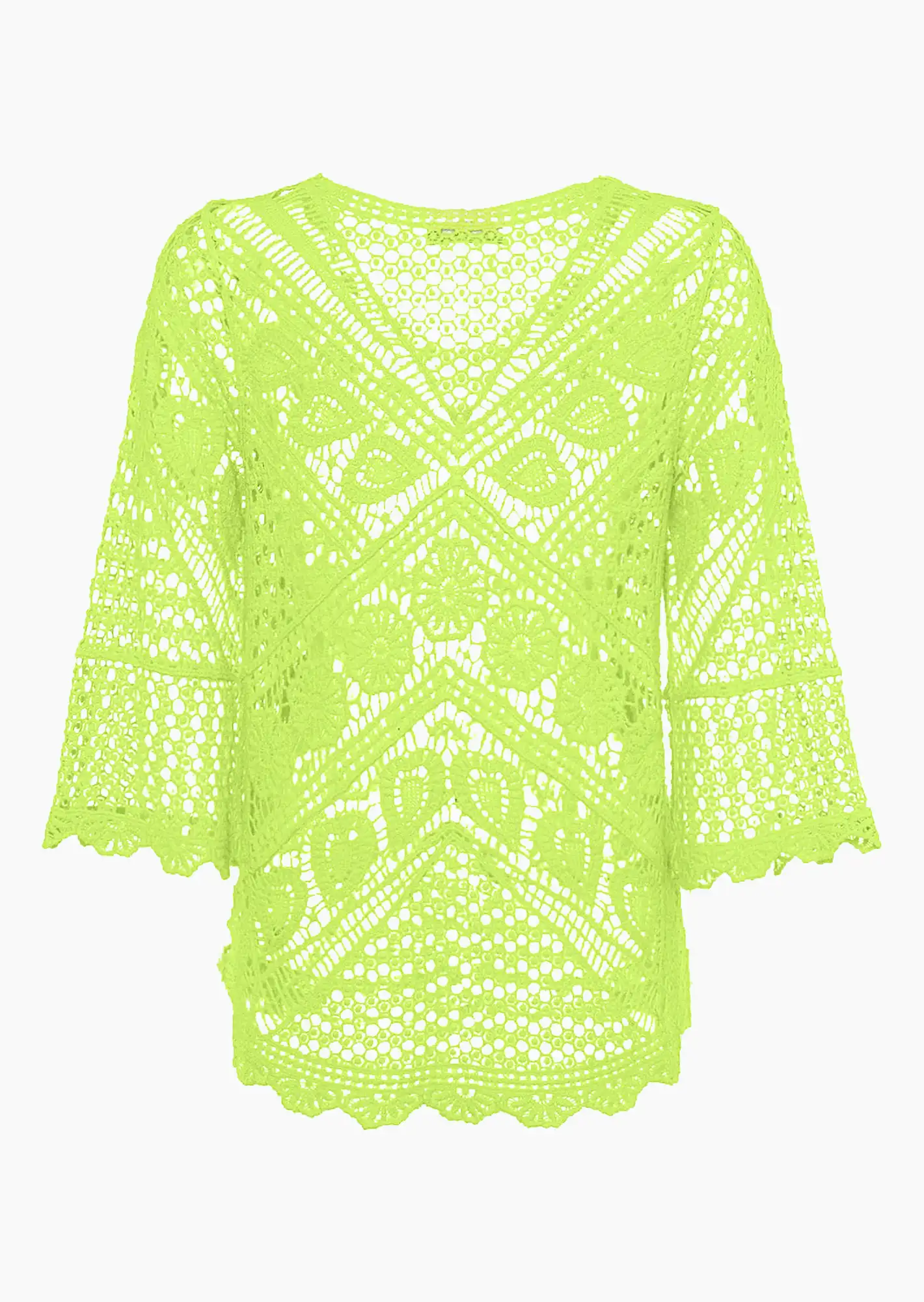 Pullover in Häkel-Optik, juicy flash