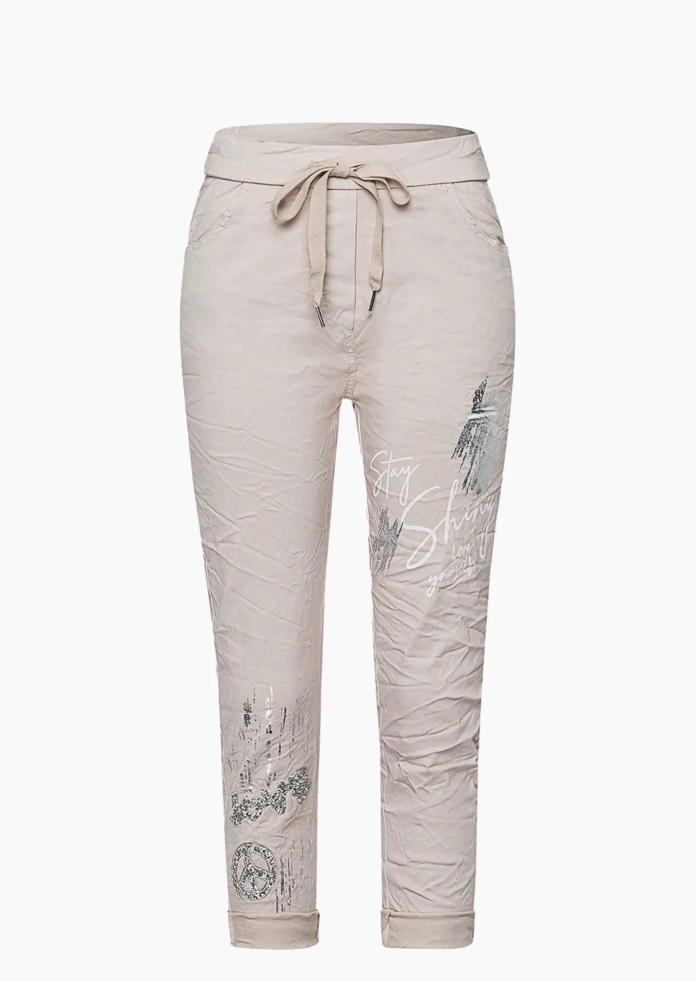 Joggpants 'Love', sand
