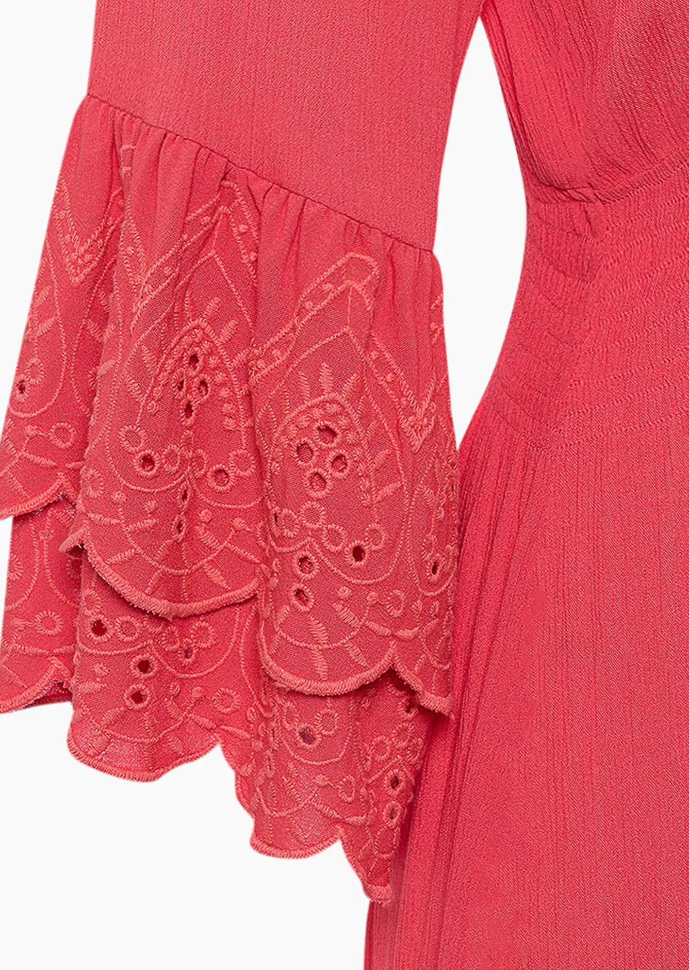 Kleid mit Bandeau, melon