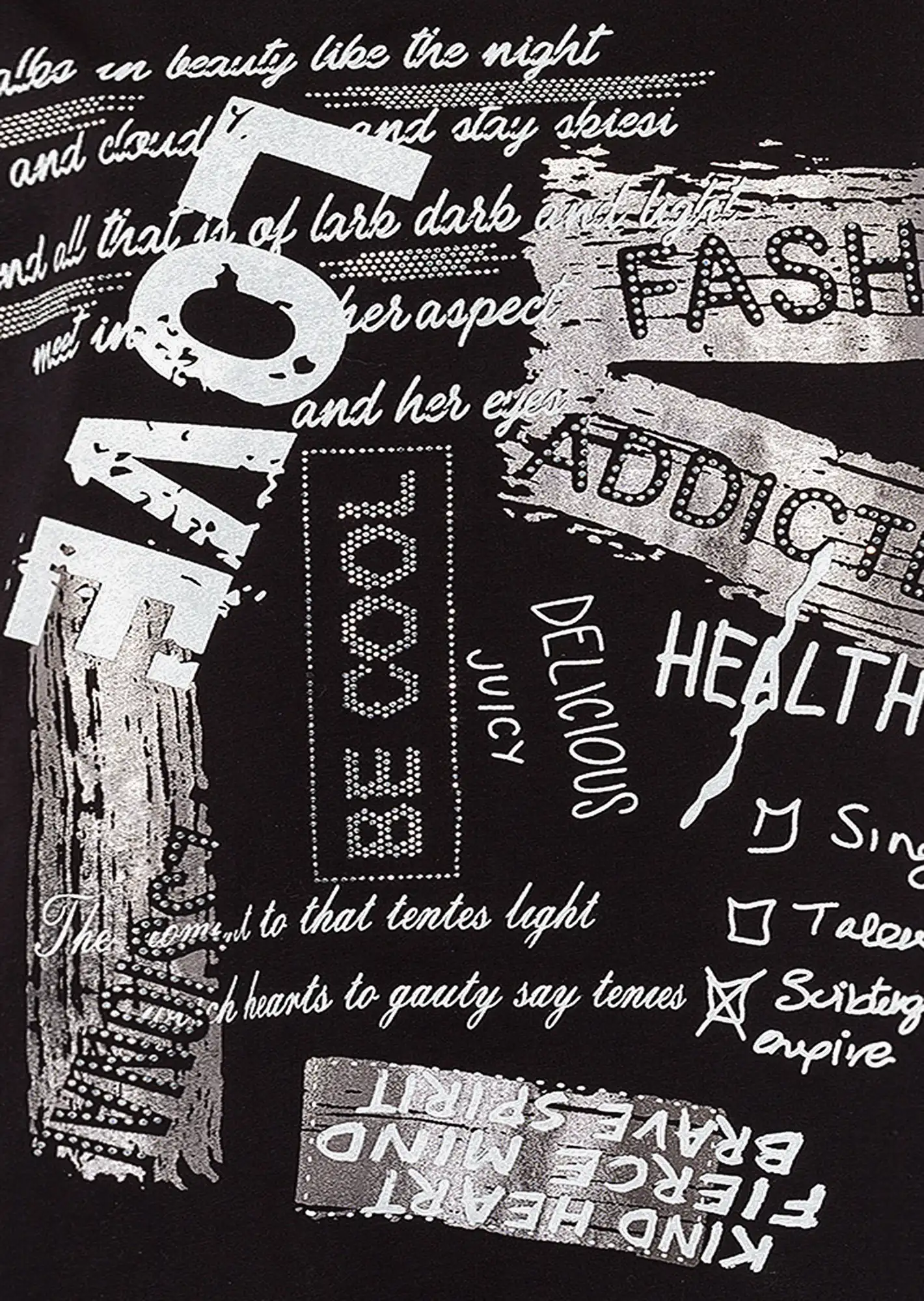 Shirt 'Love', schwarz