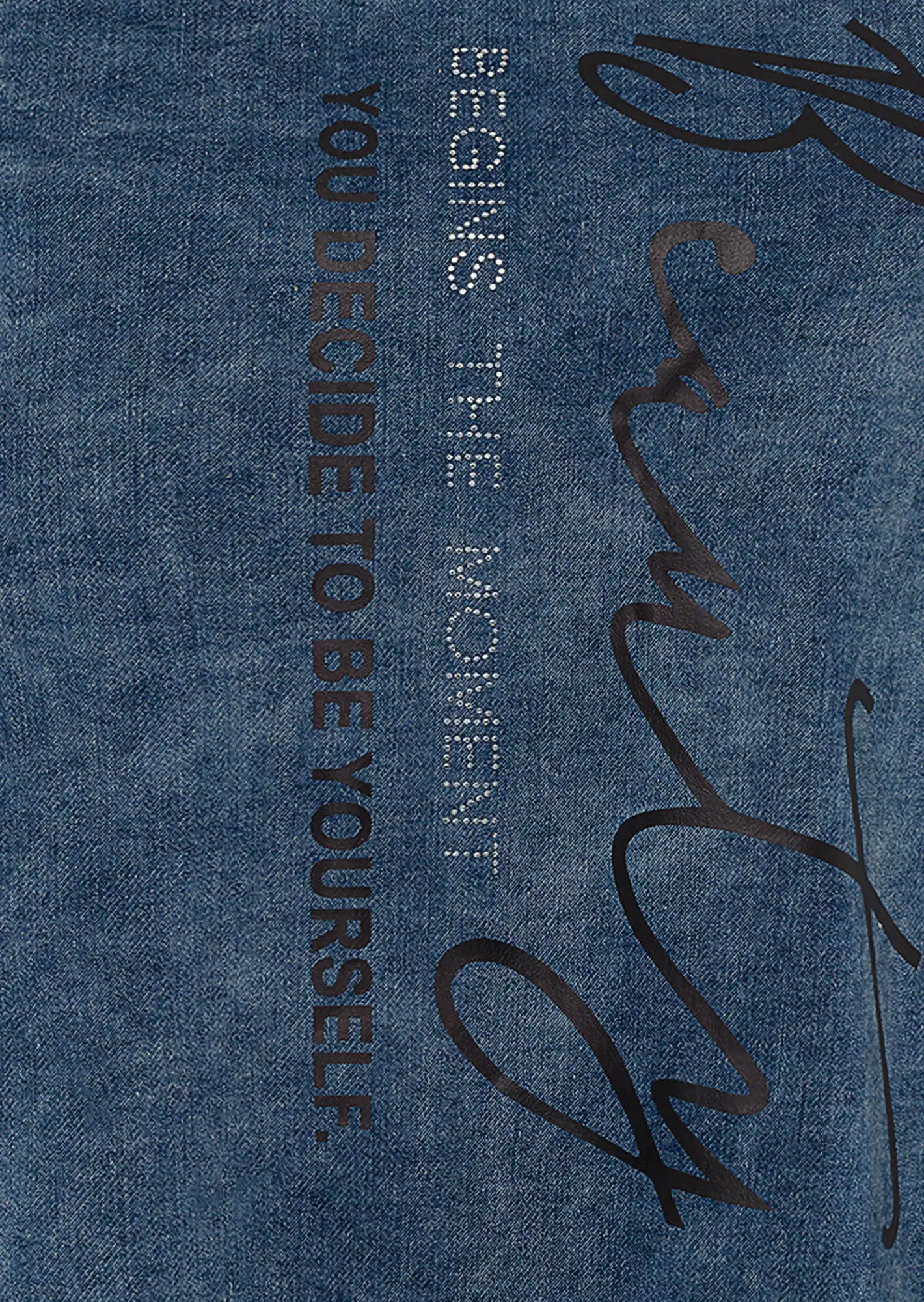 Kleid 'Beauty', smokey blue denim