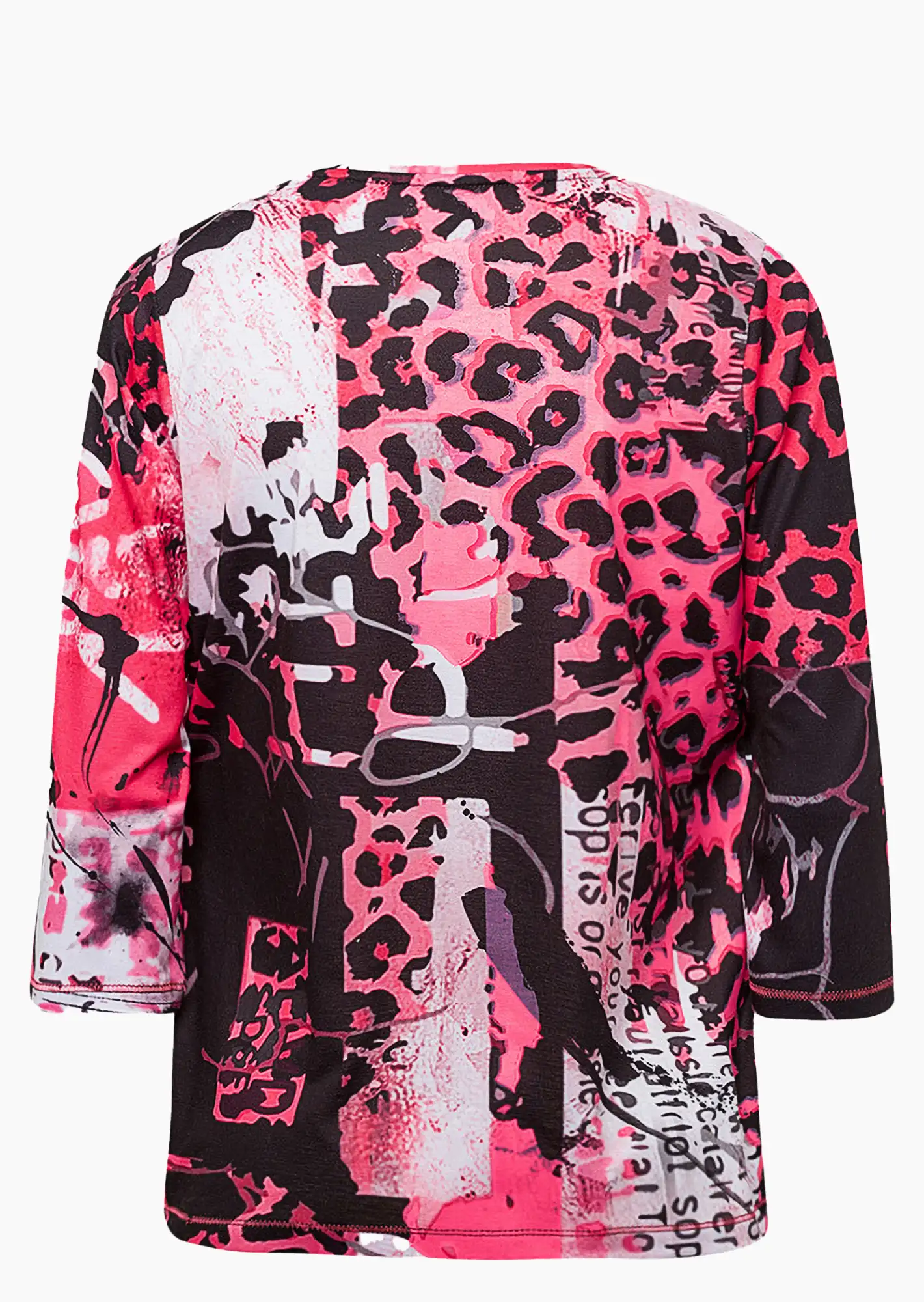 Langarmshirt 'Different', neon lobster