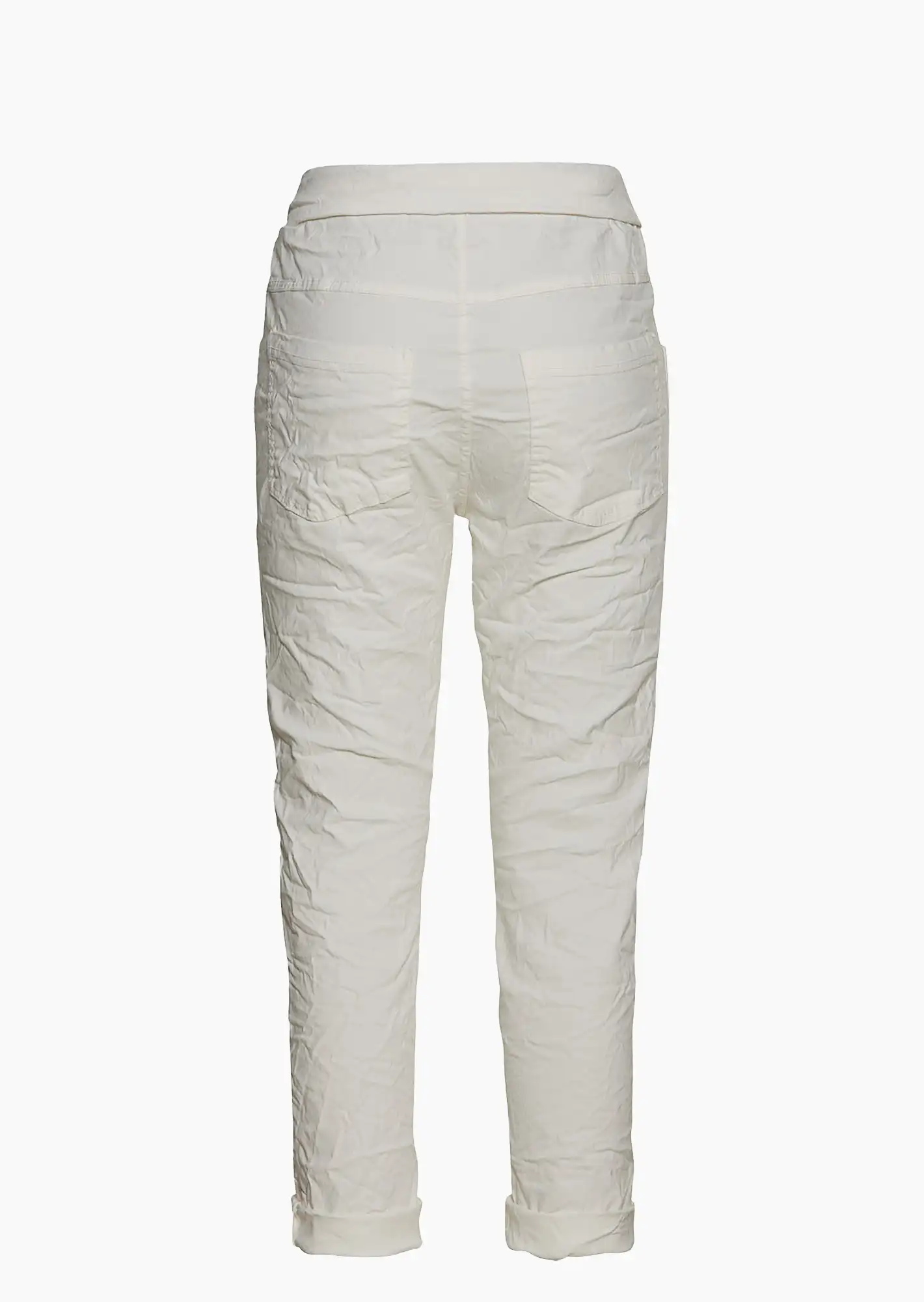 Joggpants mit Häkelpatches, offwhite