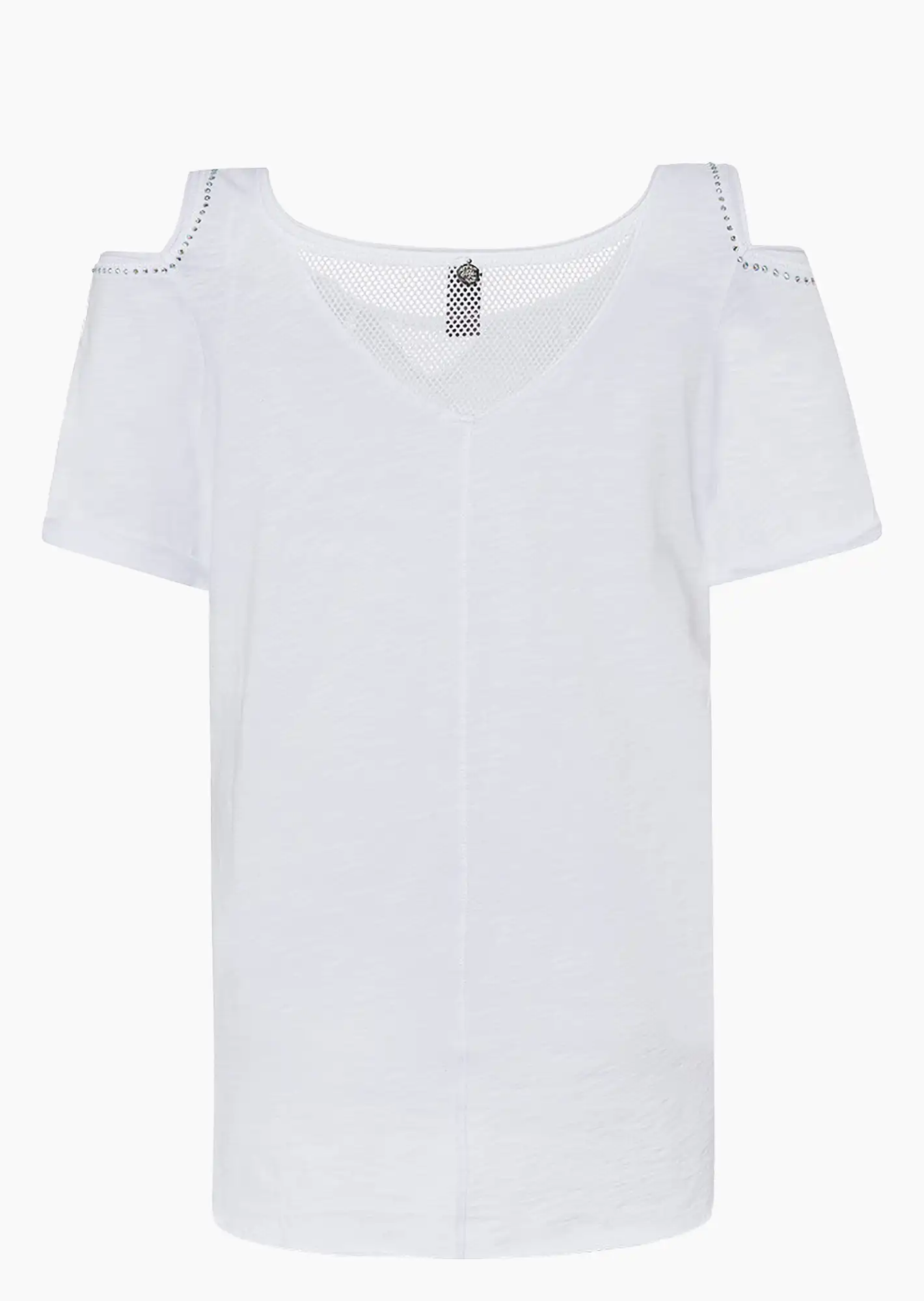 Shirt mit Cut-Out, weiß