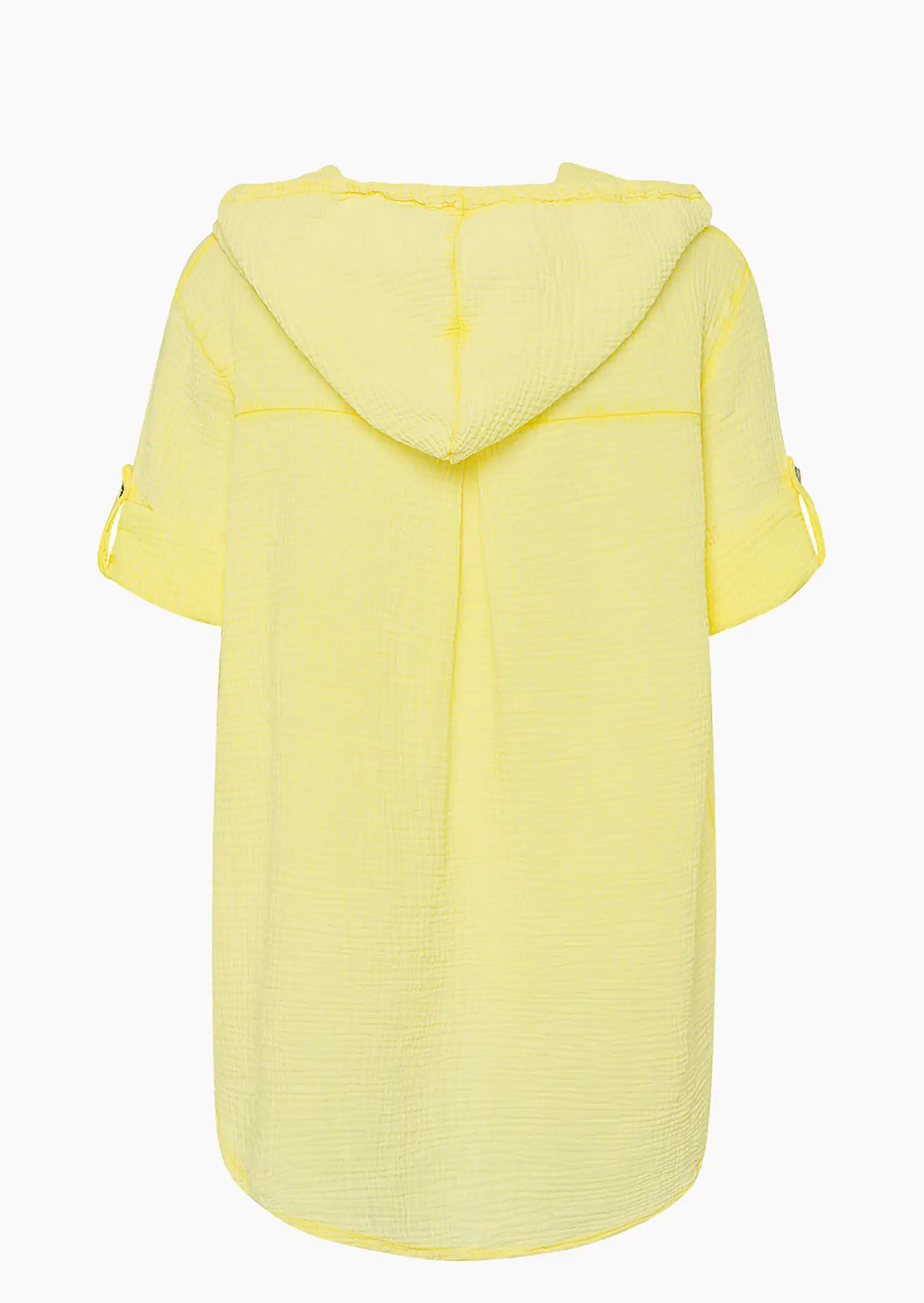 Musselin-Bluse, butter yellow