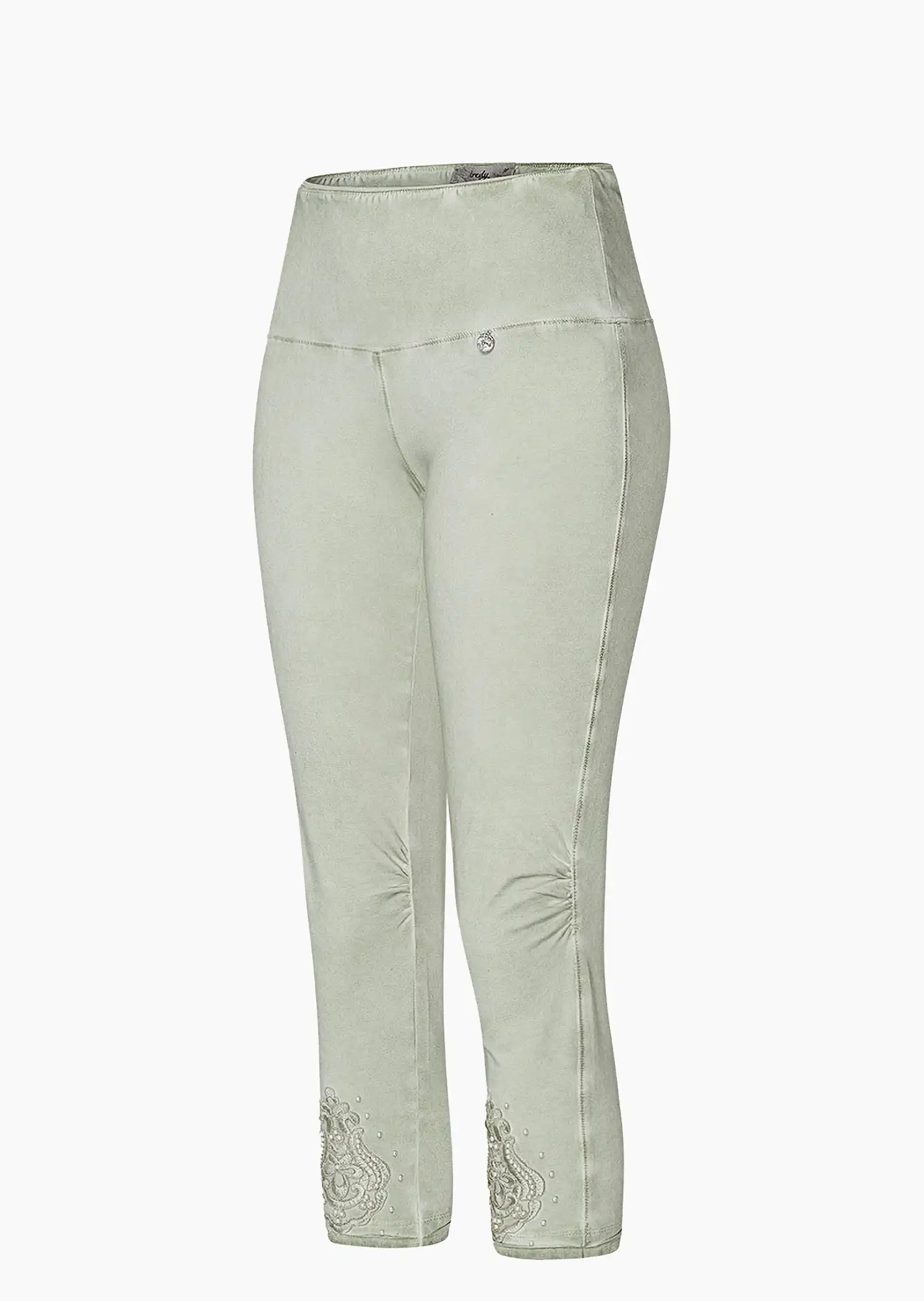 Leggings mit Perlchen, salbei