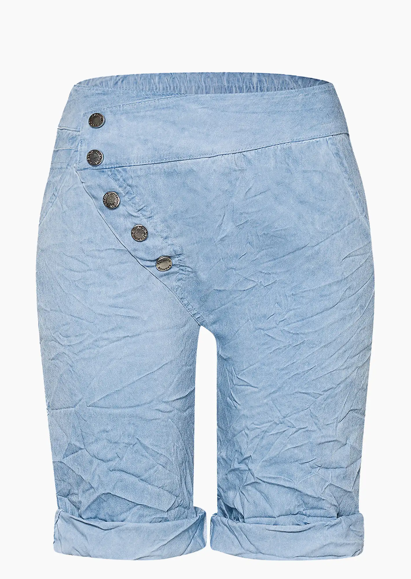 Shorts mit Knöpfen, blue denim