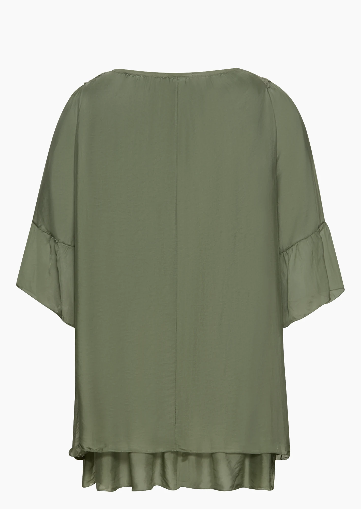 edle Bluse, khaki