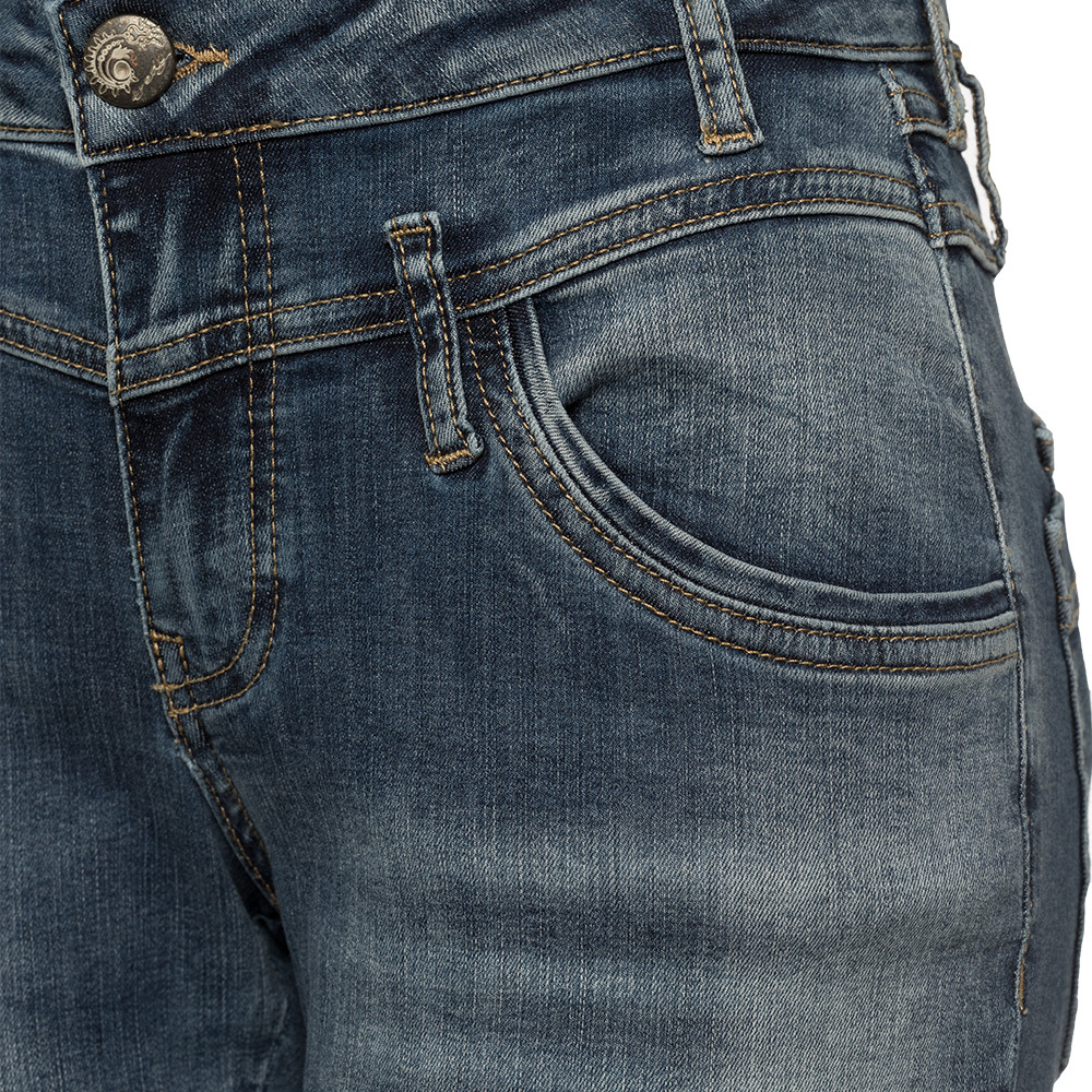 Jeans in verwaschener Optik, blue denim