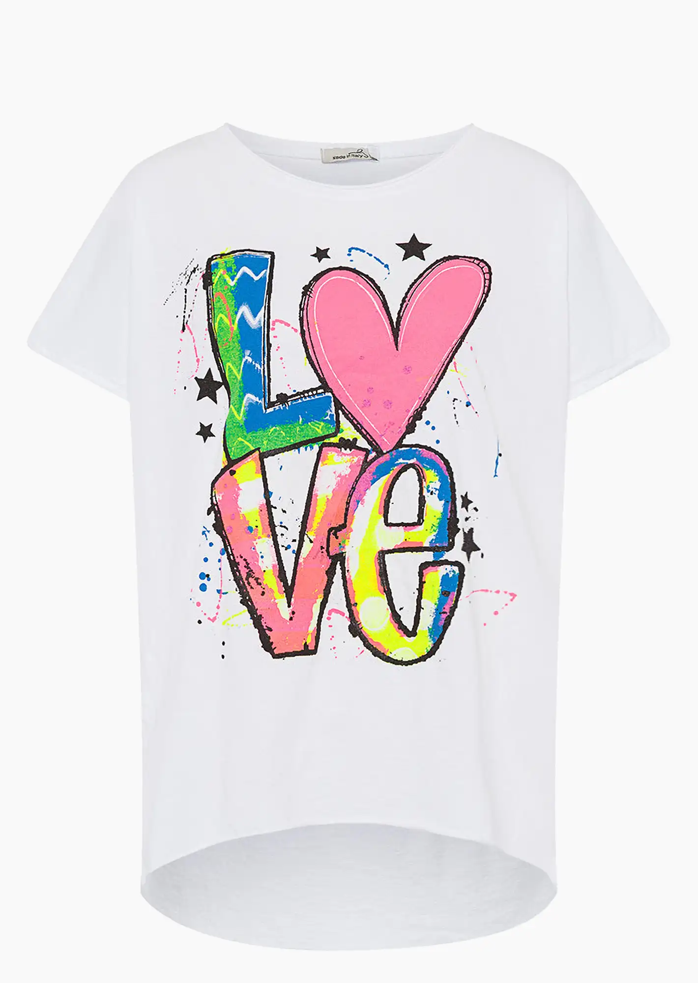 Shirt 'LOVE', weiß