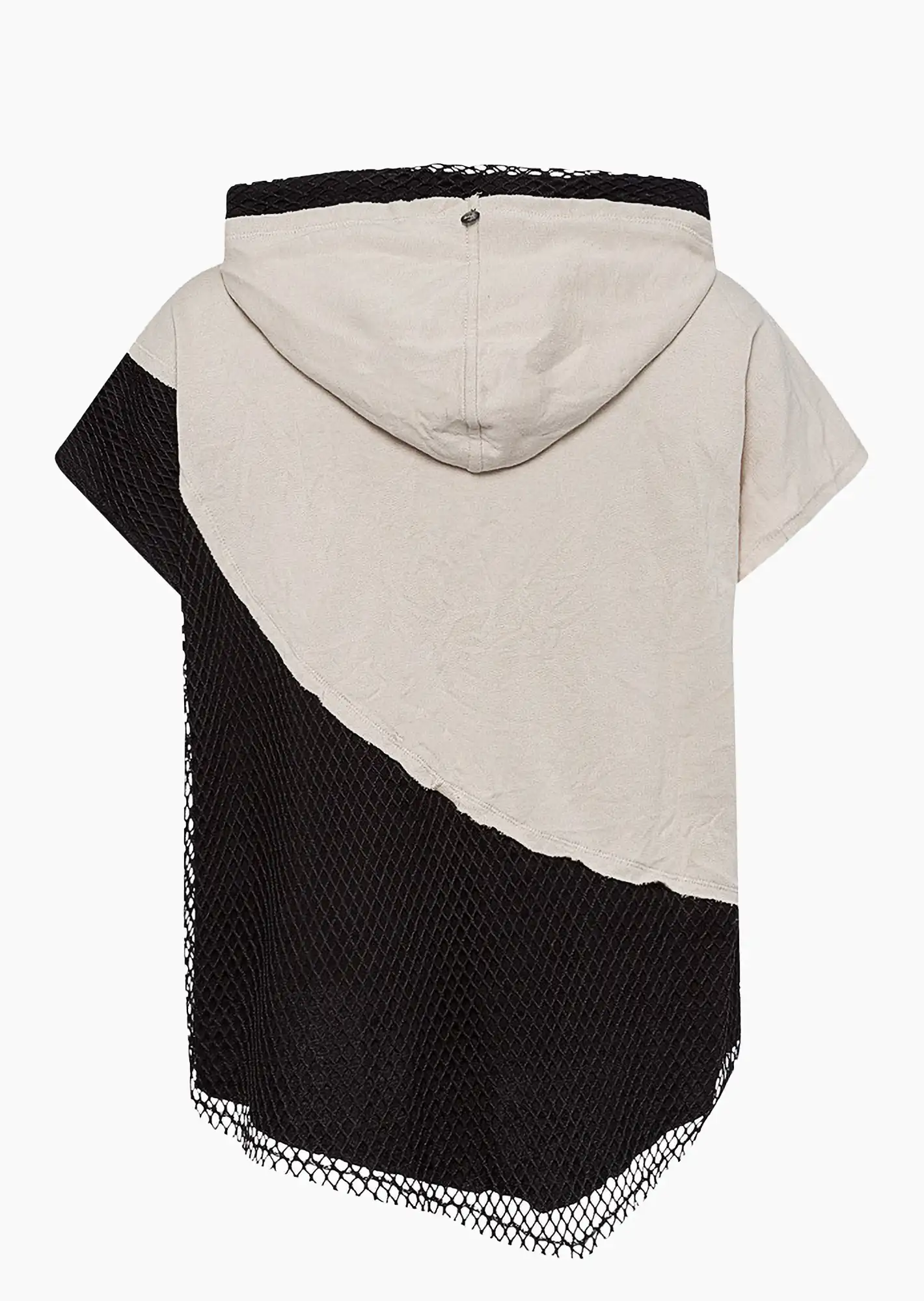 Sweatshirt 'Asymmetrie', kitt-schwarz