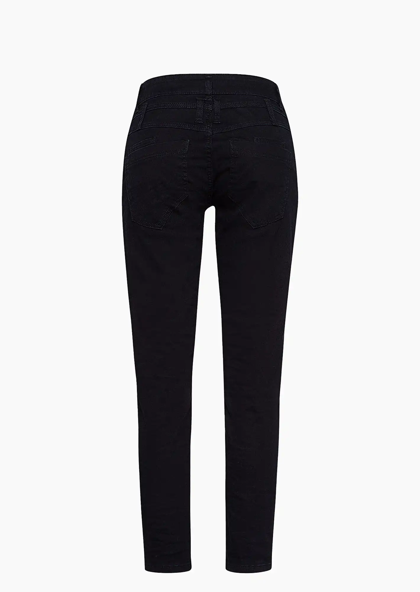 Jeans, rinsed dark blue denim