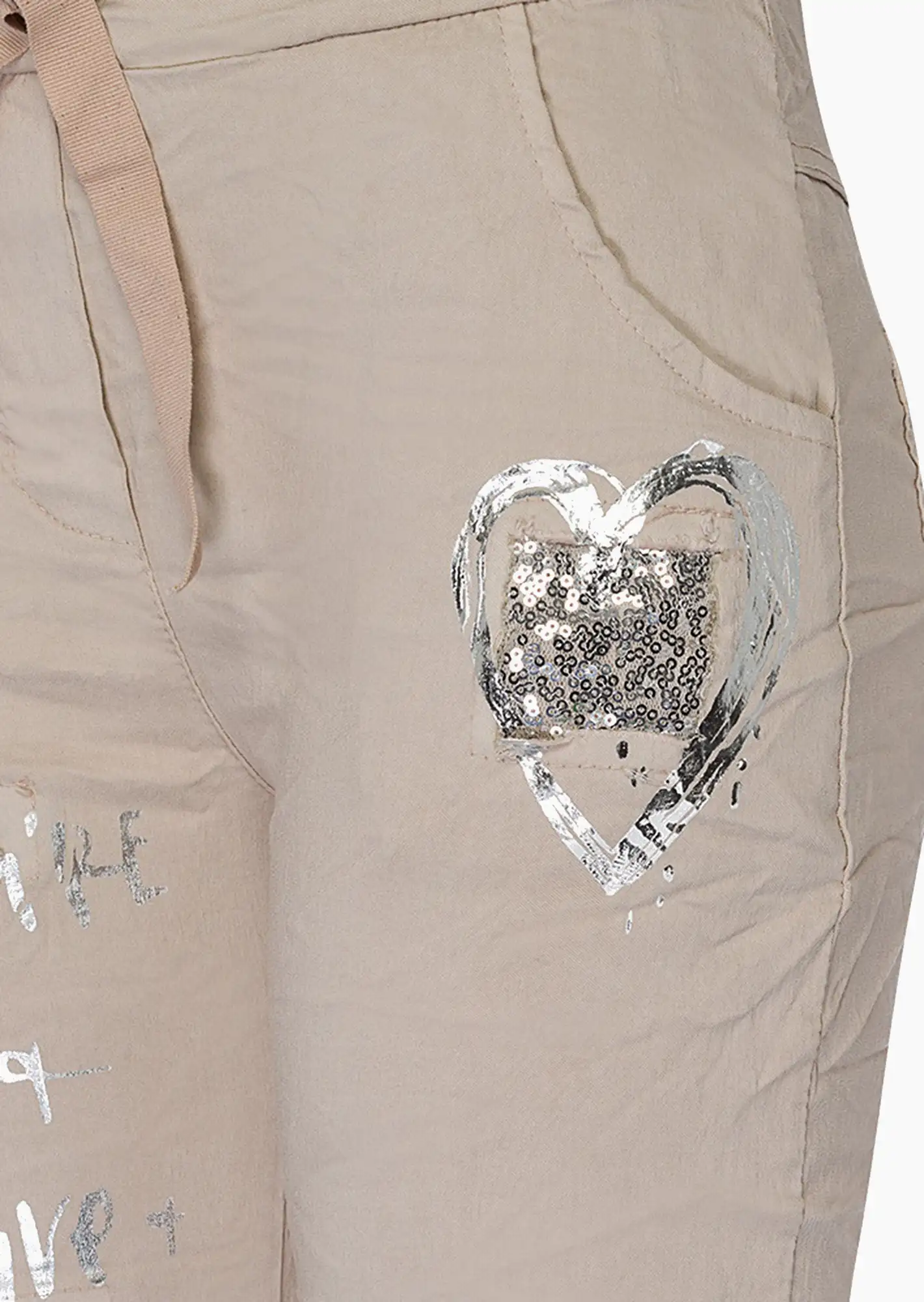 Joggpants 'Hope', crema