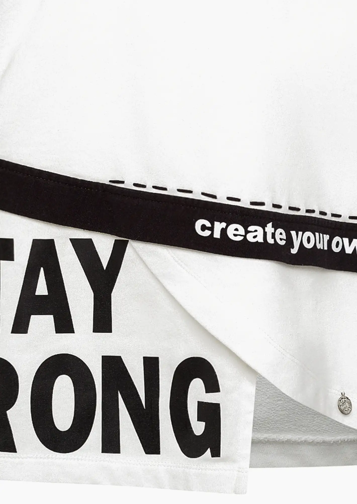 Sweatpullover 'Stay Strong', offwhite