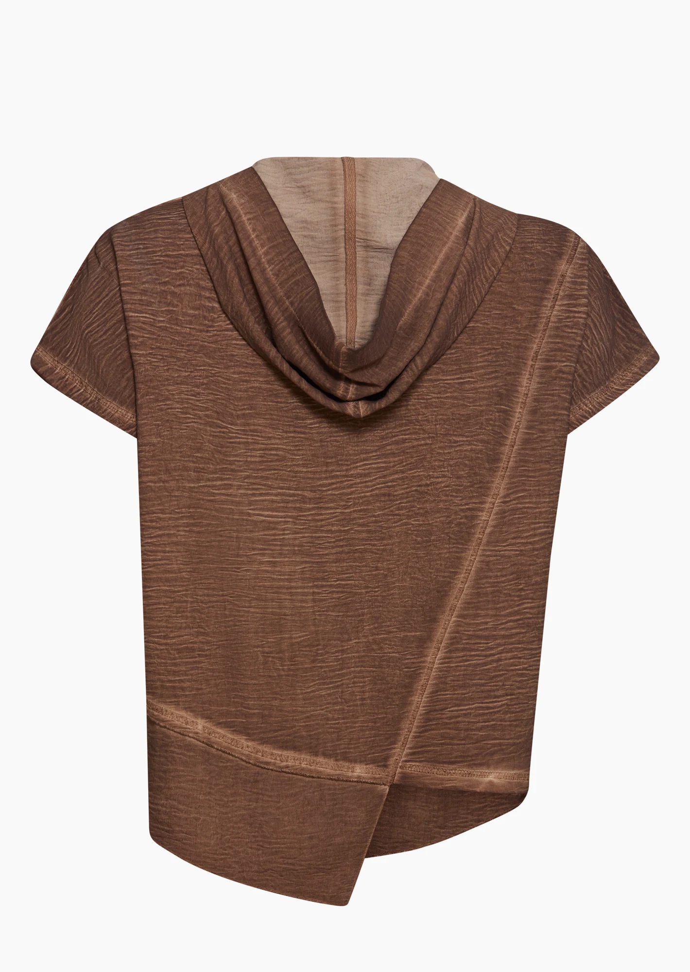 Blusenshirt mit Struktur, cappuccino