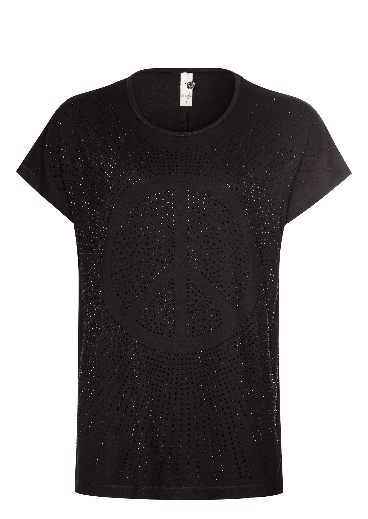 Shirt 'Peace', schwarz