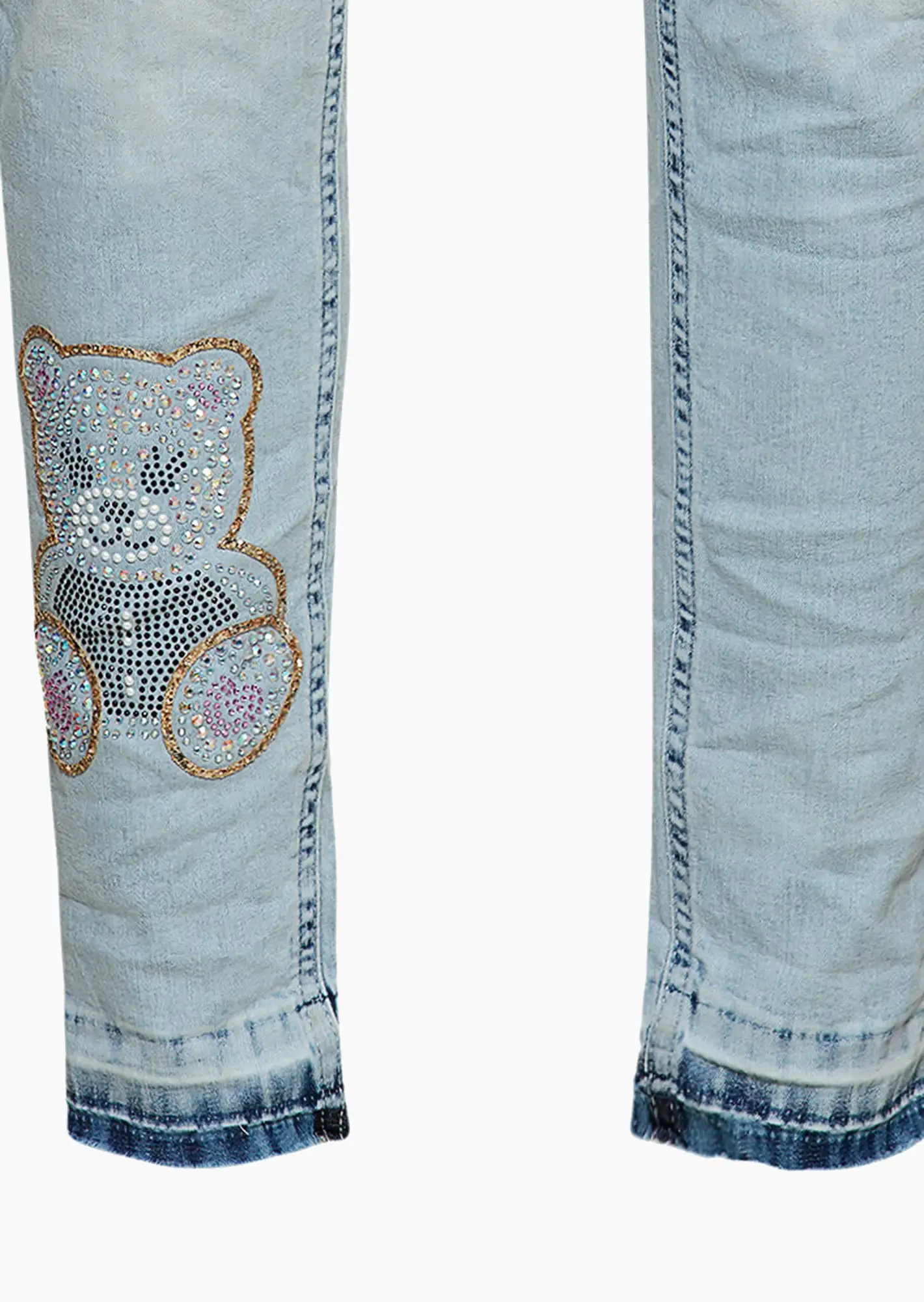 Jeans 'Teddy', bleached denim