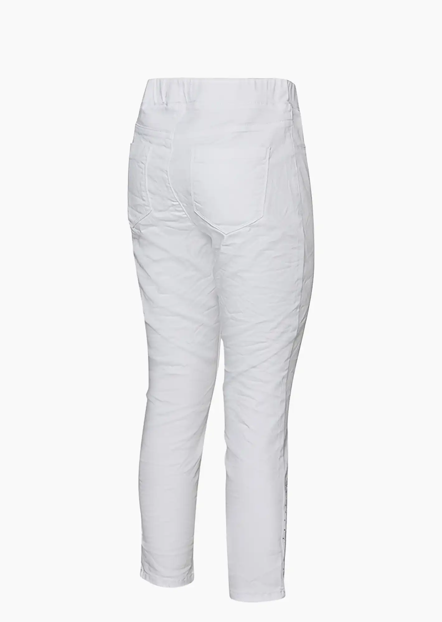 Jeggings floral, weiß