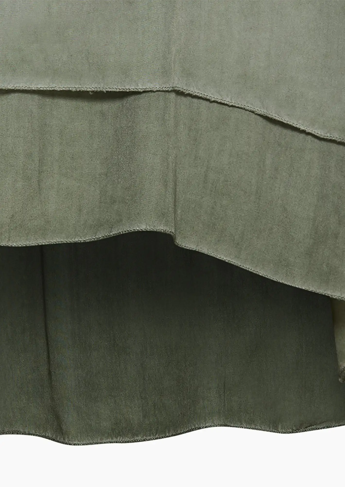 leicht fließende Bluse, khaki