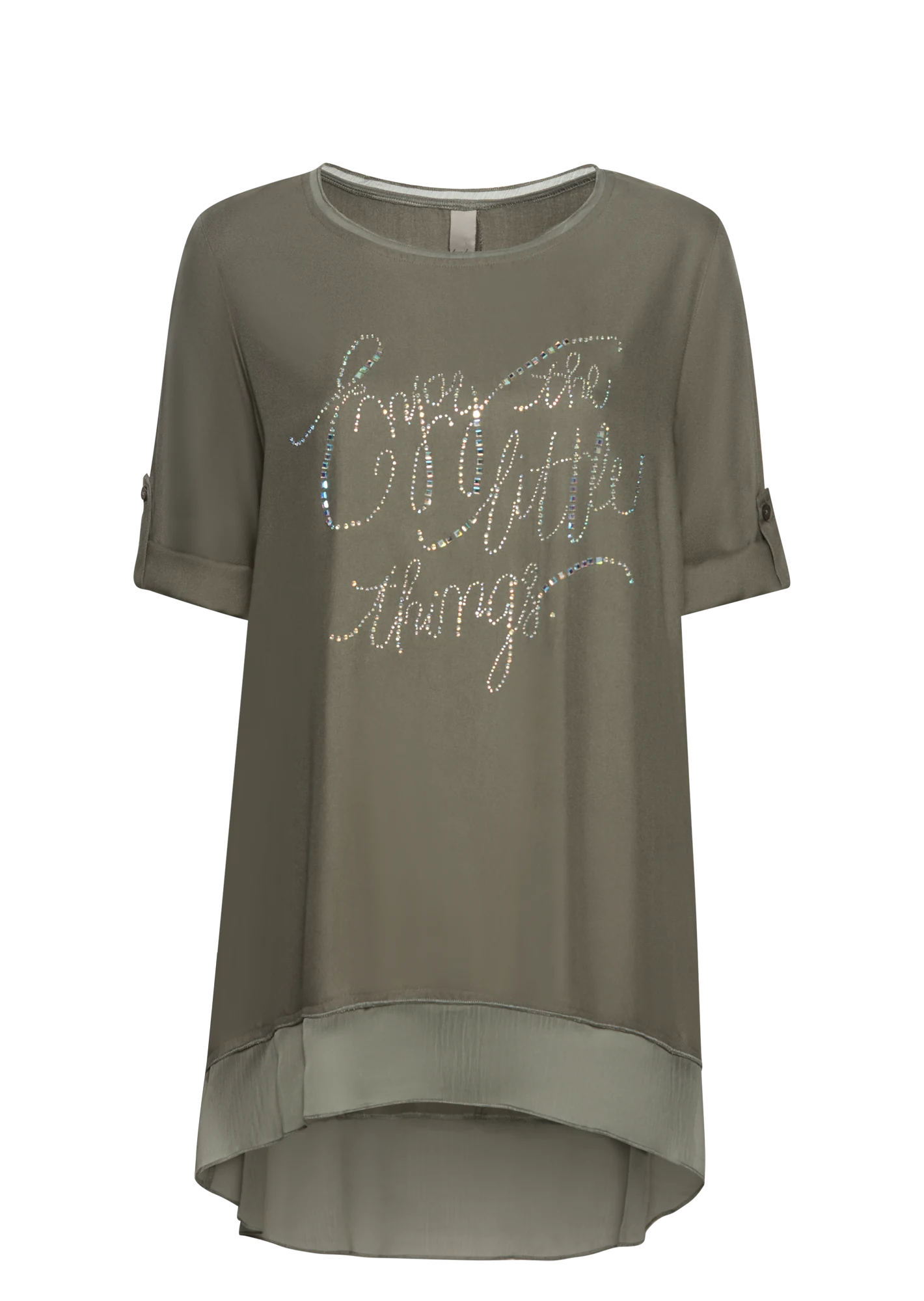 Bluse little things, khaki