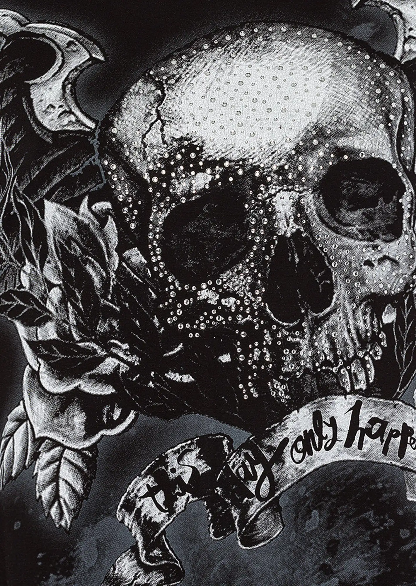 Shirt 'Skull', schwarz
