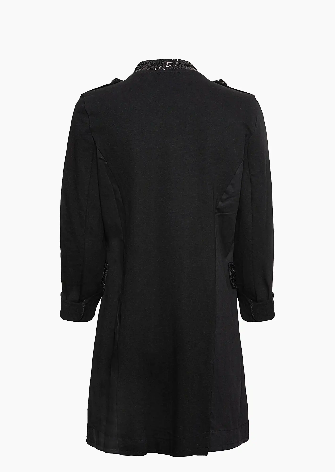 Blazer im Military-Style, schwarz