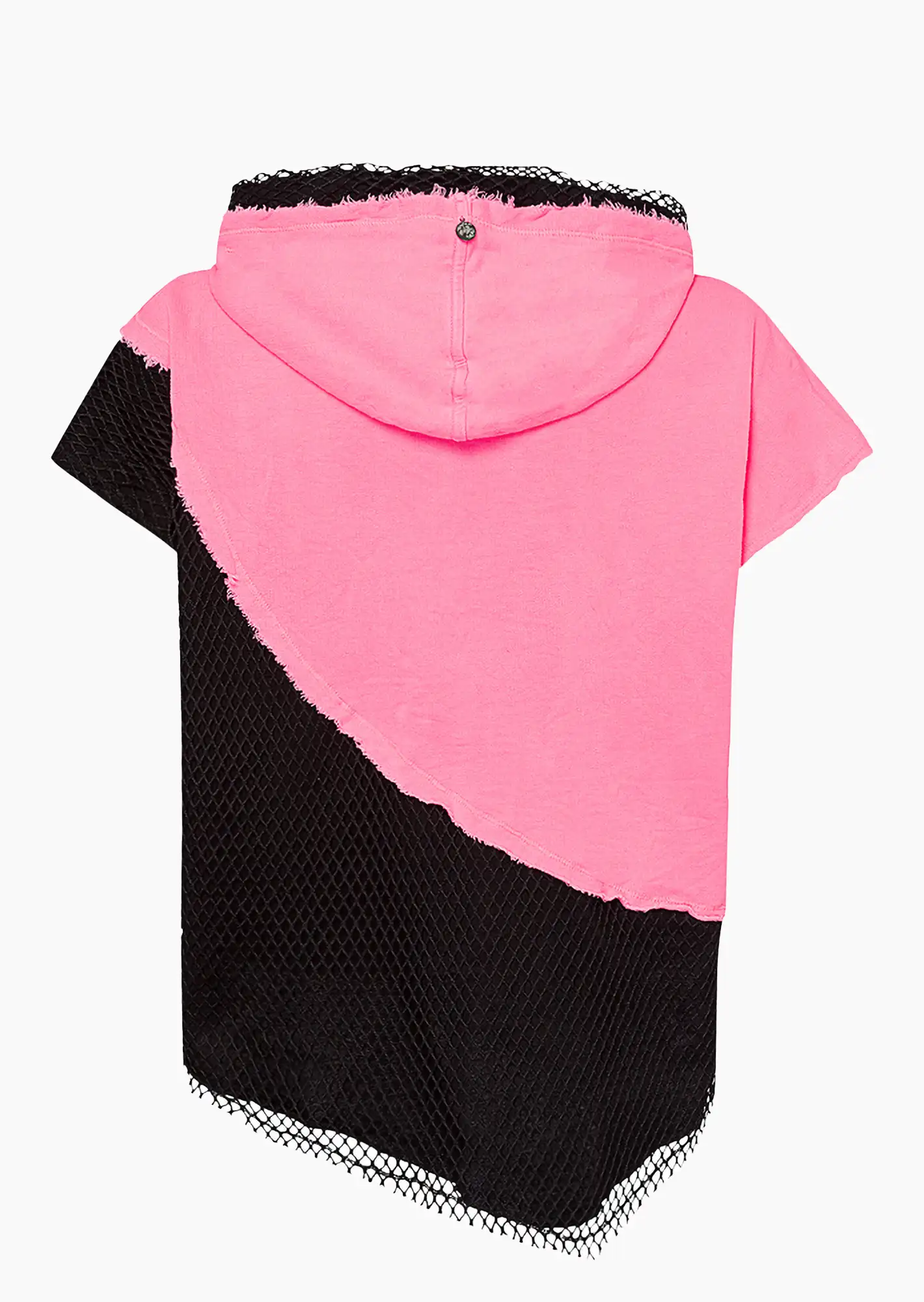 Sweatshirt 'Asymmetrie', neon lobster