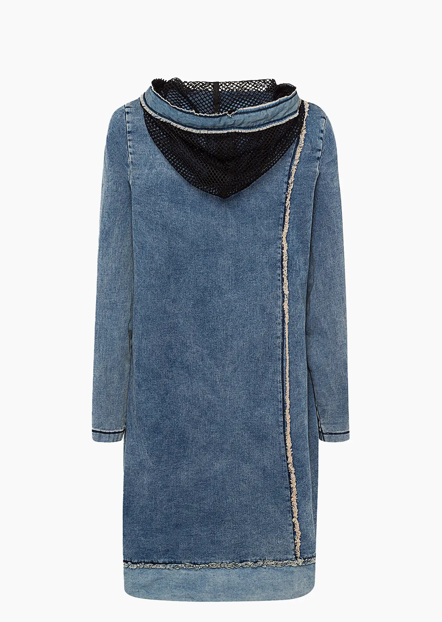 Kleid 'Beauty', smokey blue denim