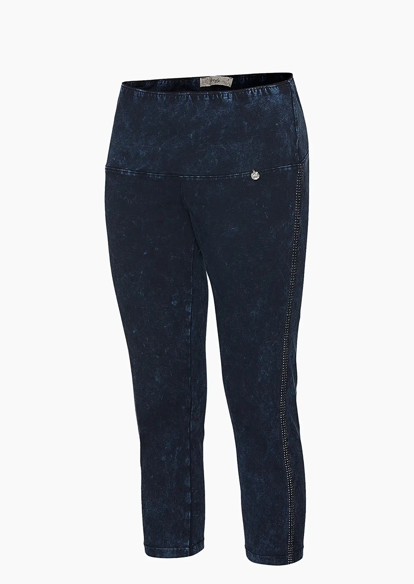 Capri-Leggings mit Galonstreifen, night