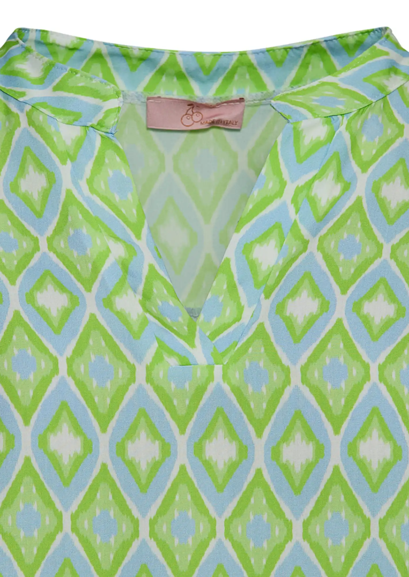 Bluse im Alloverprint, apfel