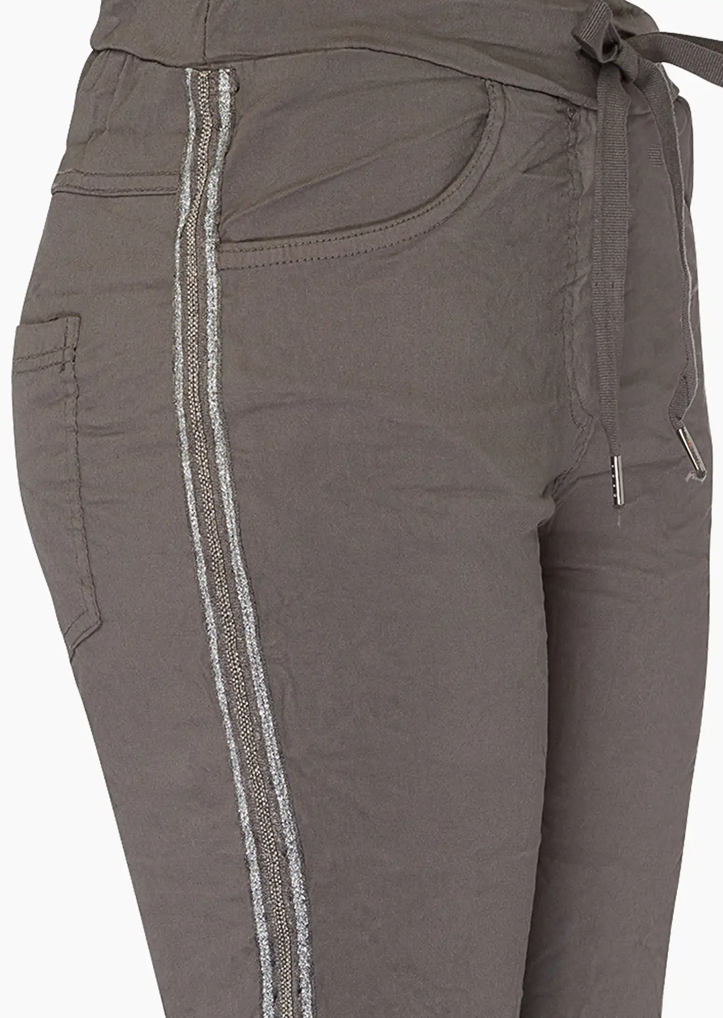 Joggpants mit Galonstreifen, fango