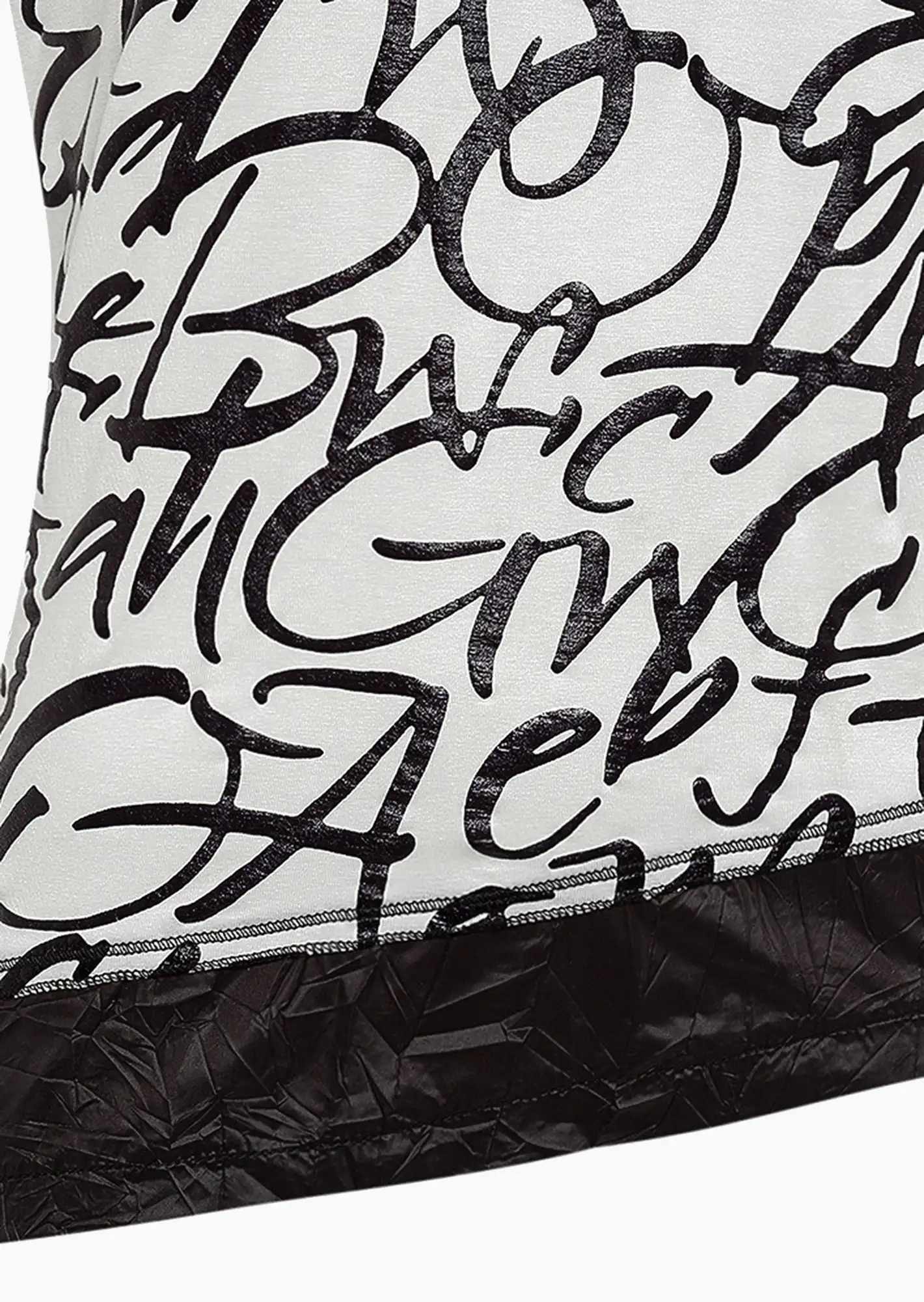 Shirt mit Lackdruck, offwhite