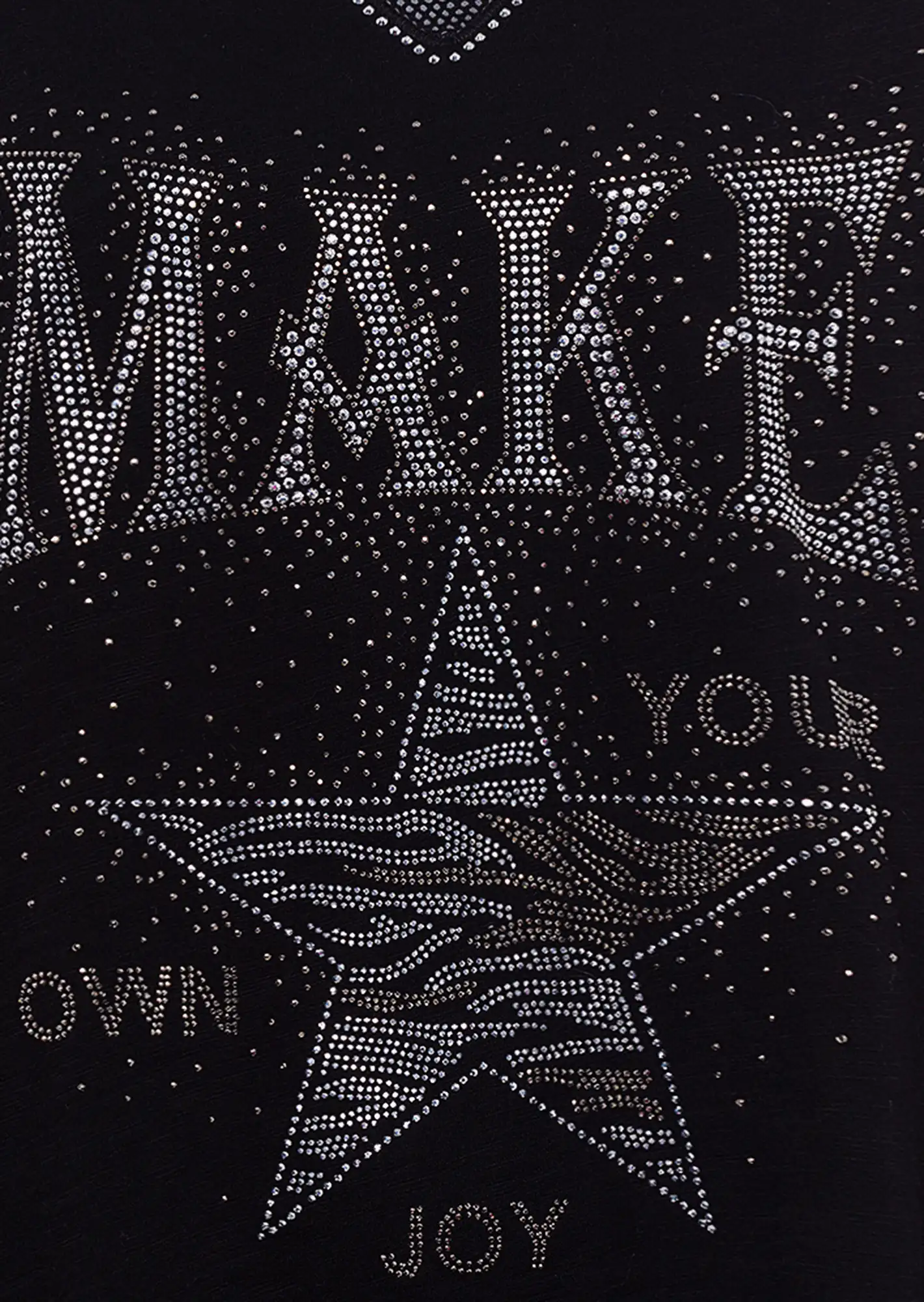 Shirt 'Joy' schwarz