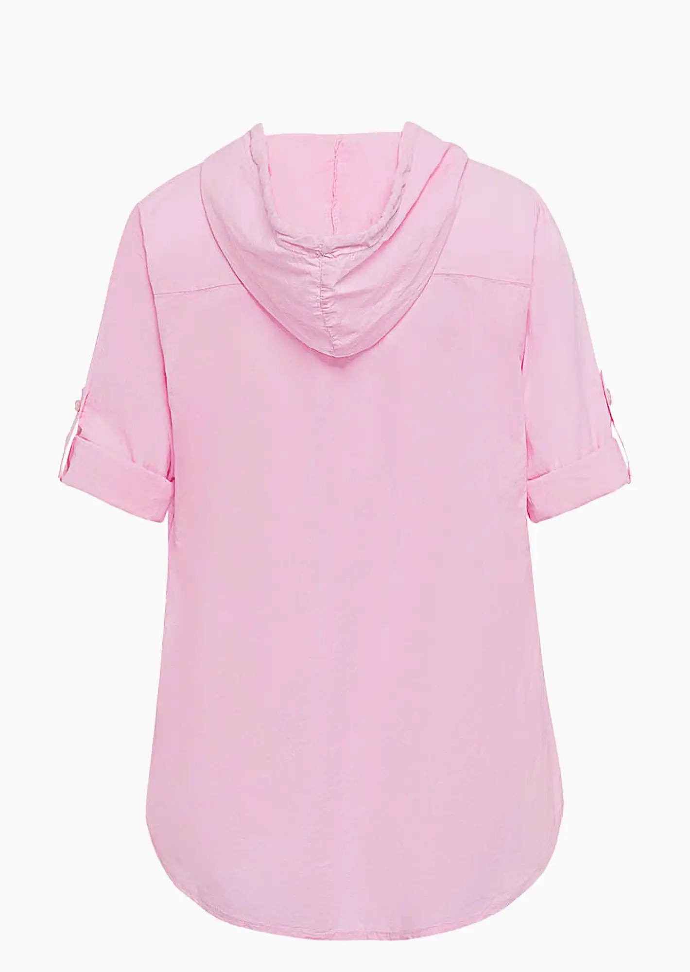 Bluse 'Love', pink fluro