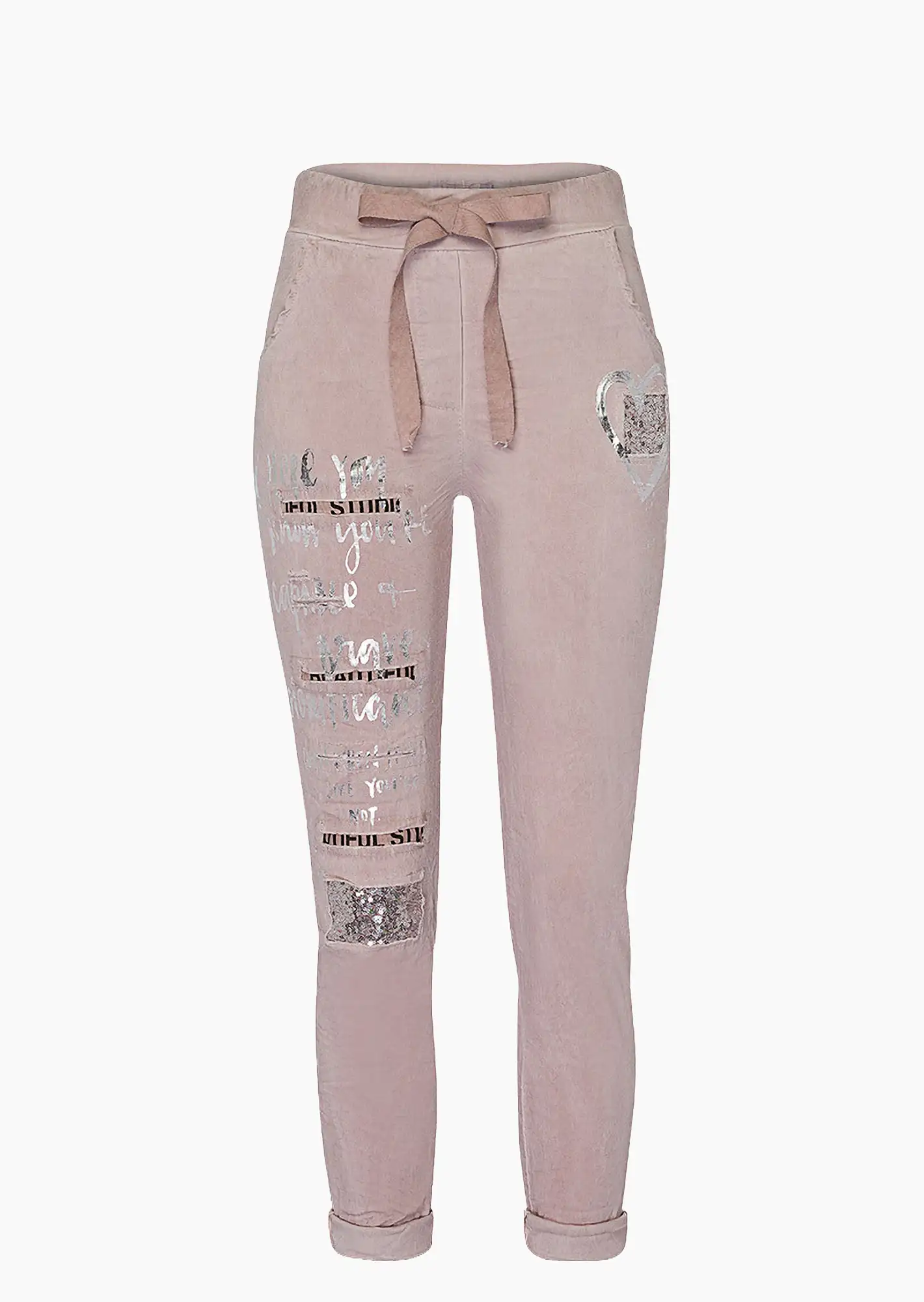 Joggpants 'Hope', rosenholz