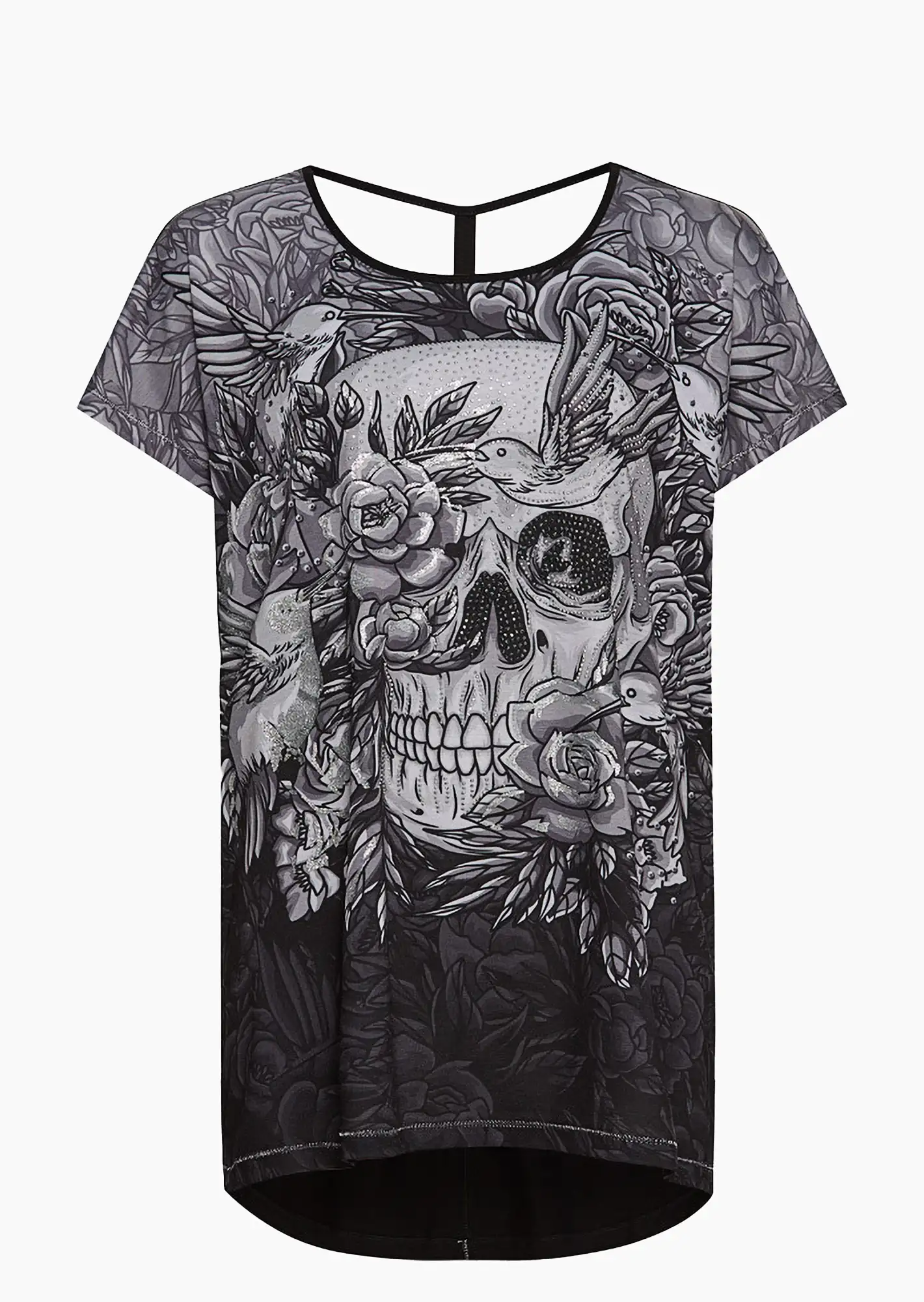Shirt 'Skull', schwarz